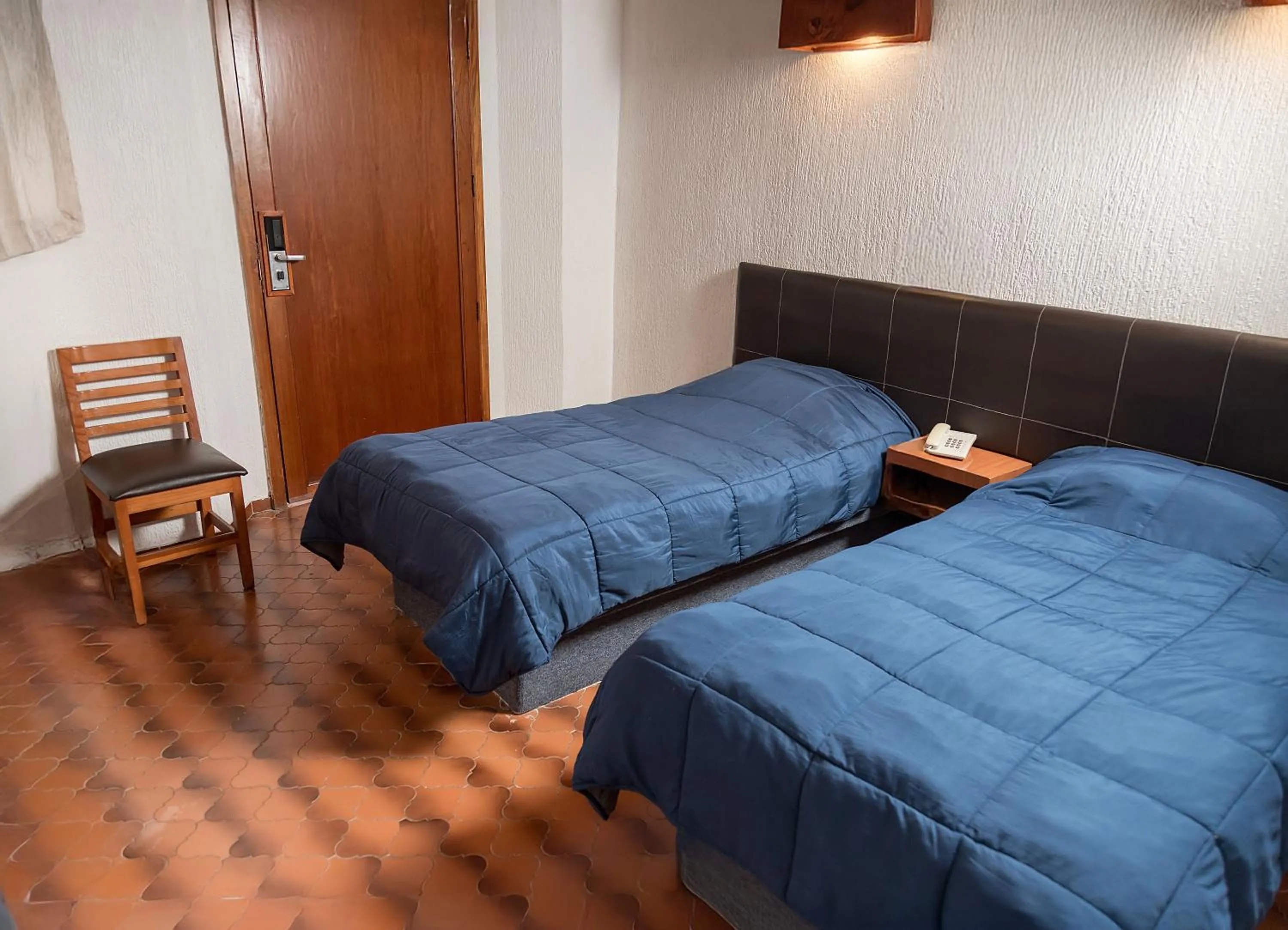 Bed in Hotel Central Teziutlan