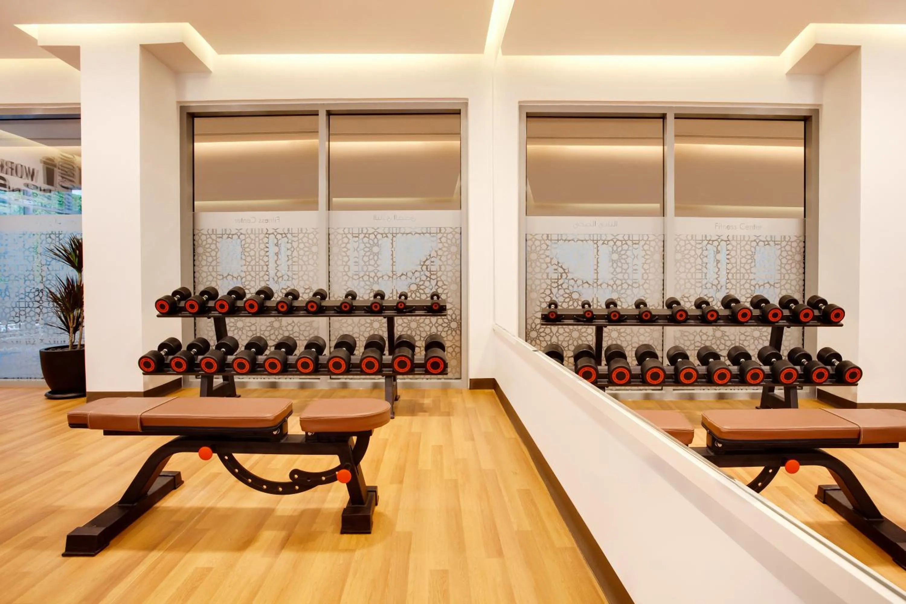 Fitness centre/facilities in Lemon Tree Hotel, Jumeirah Dubai