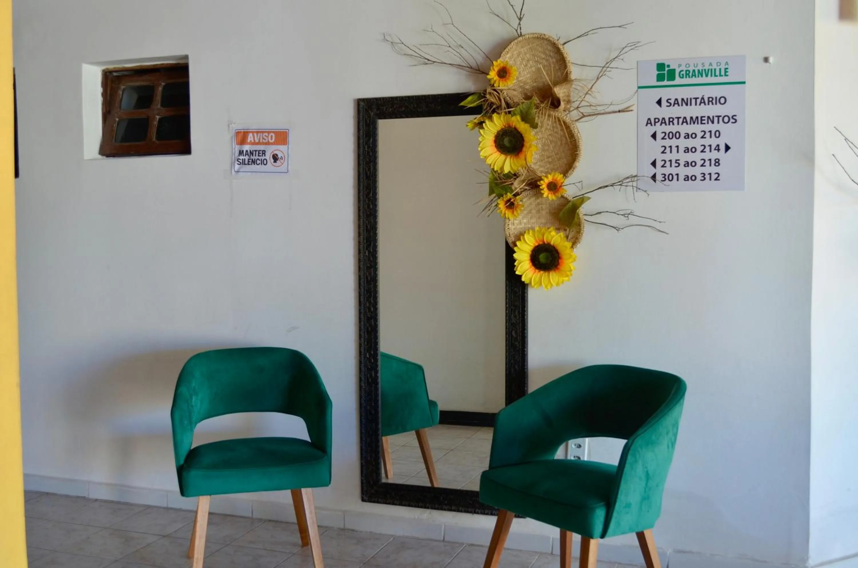 Seating area in Pousada Granville