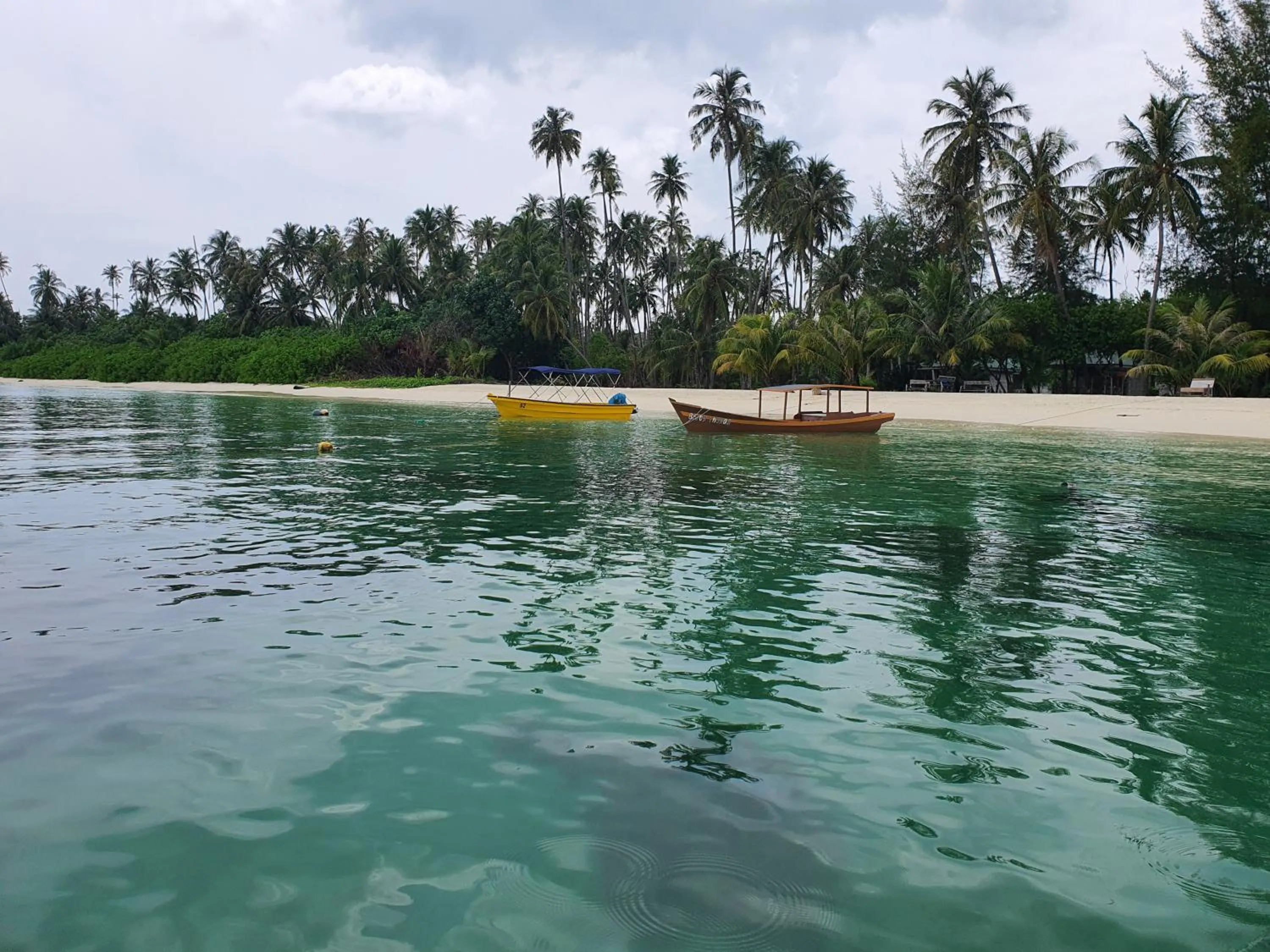 Natural landscape in MB Palambak Island Resort Pulau Banyak Aceh Singkil