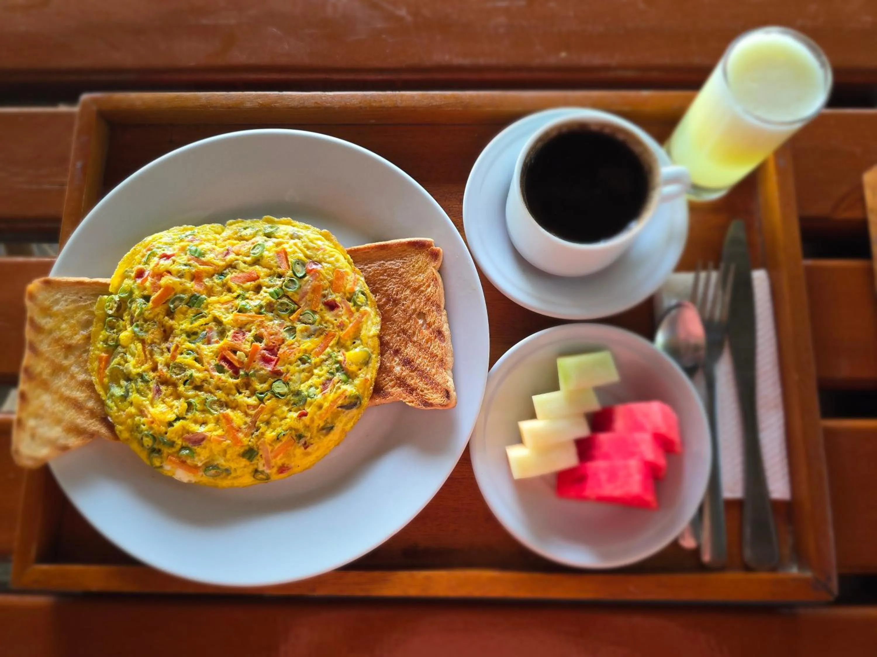 Breakfast in MB Palambak Island Resort Pulau Banyak Aceh Singkil