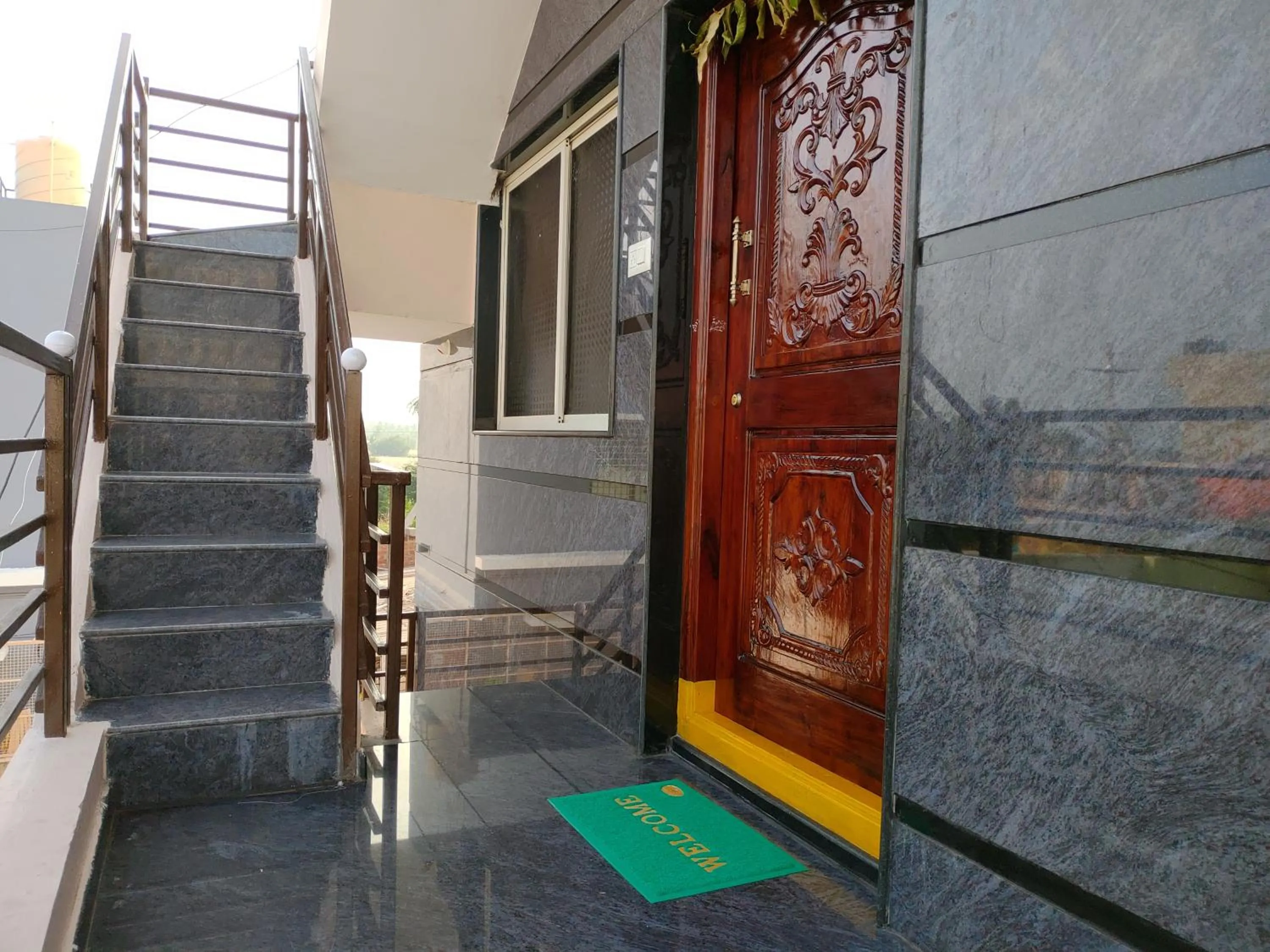 Balcony/Terrace in Hampi Two Bedroom Guesthouse