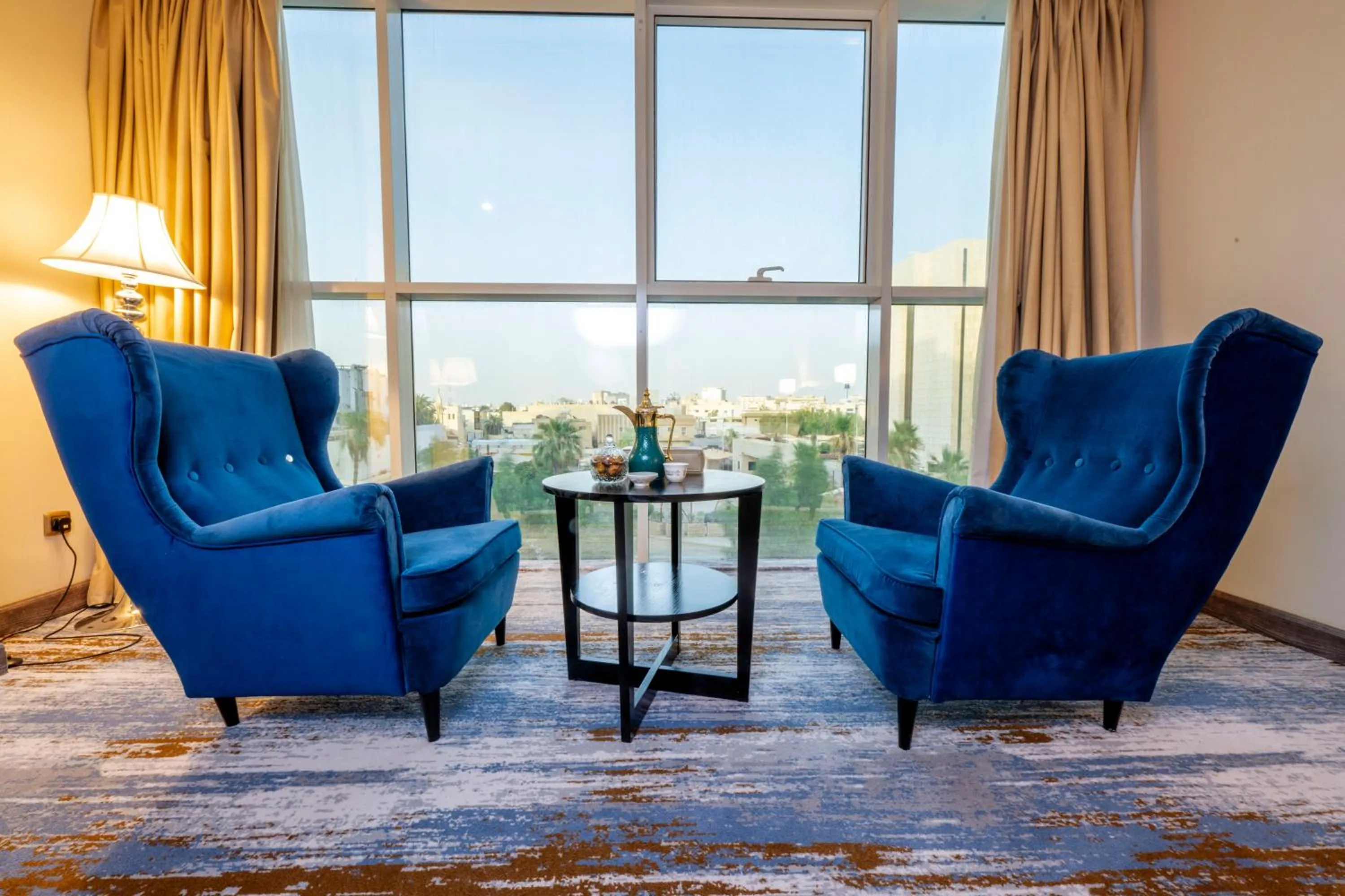 Seating area in Hayat Al Riyadh Hotel