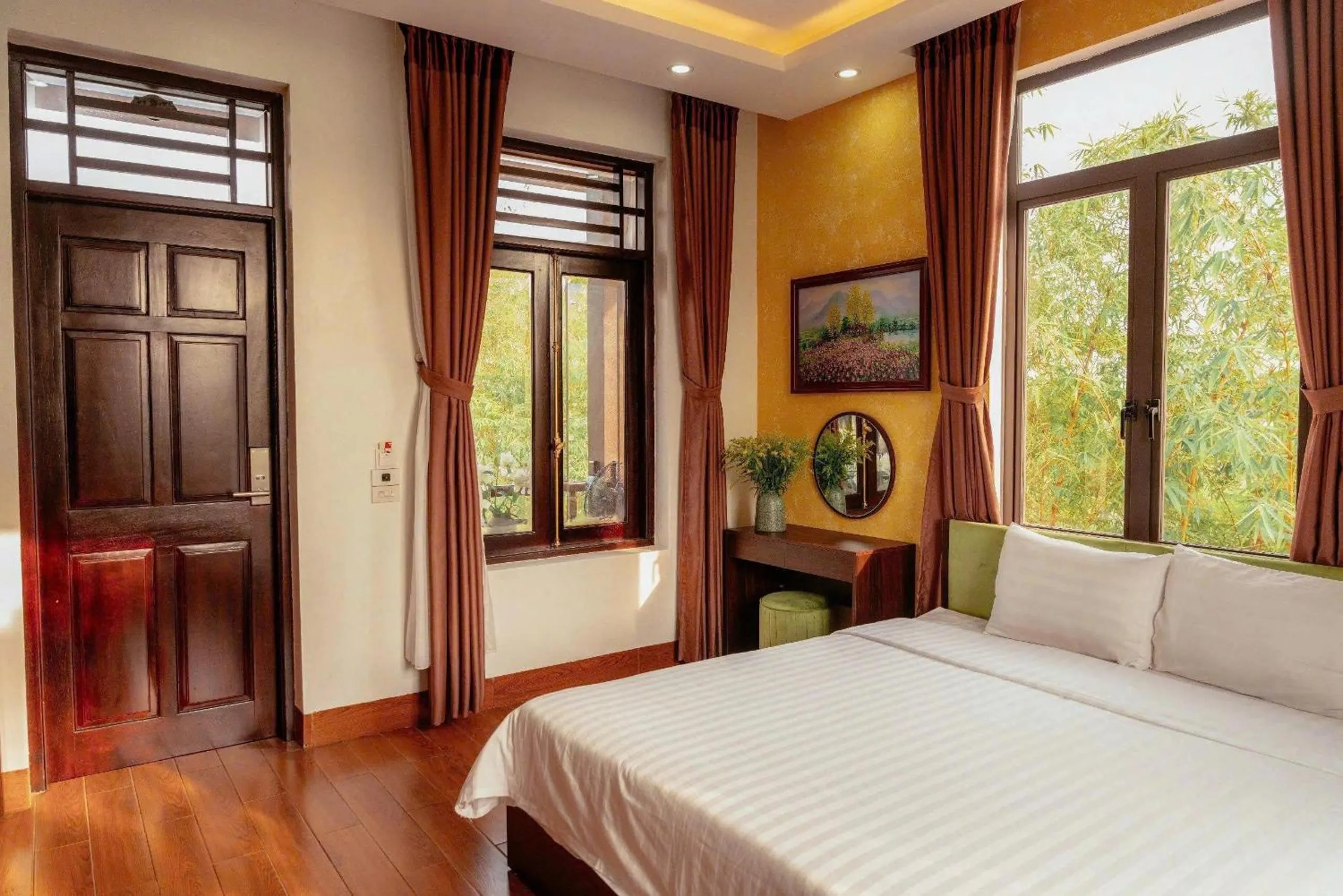 Bed in Việt Xưa Homestay