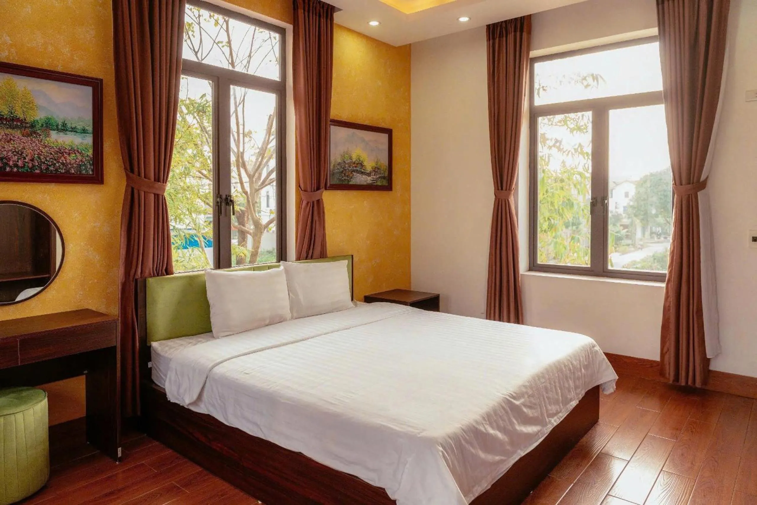 Bed in Việt Xưa Homestay