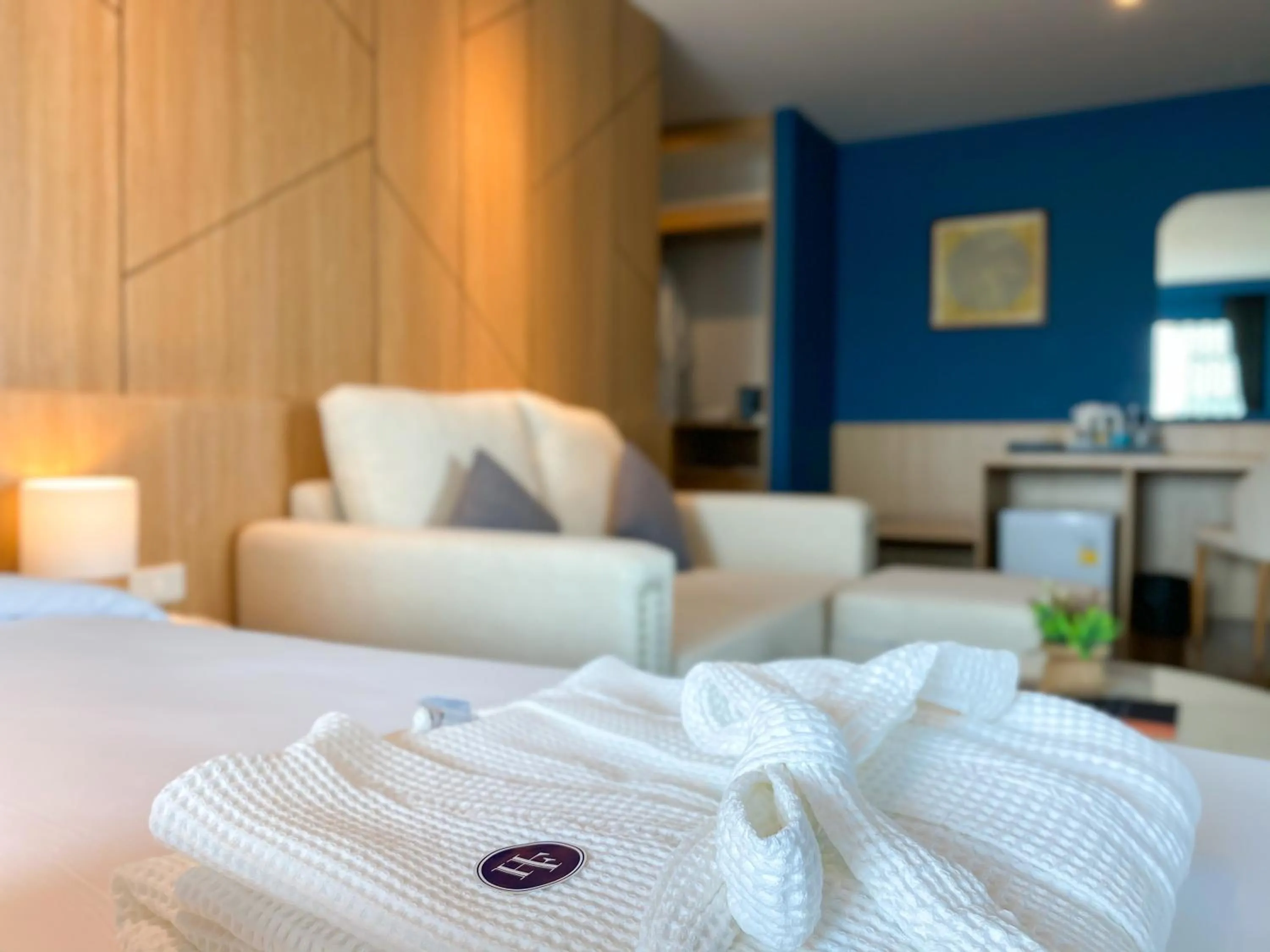 Bed in Hotel Fuse Rayong