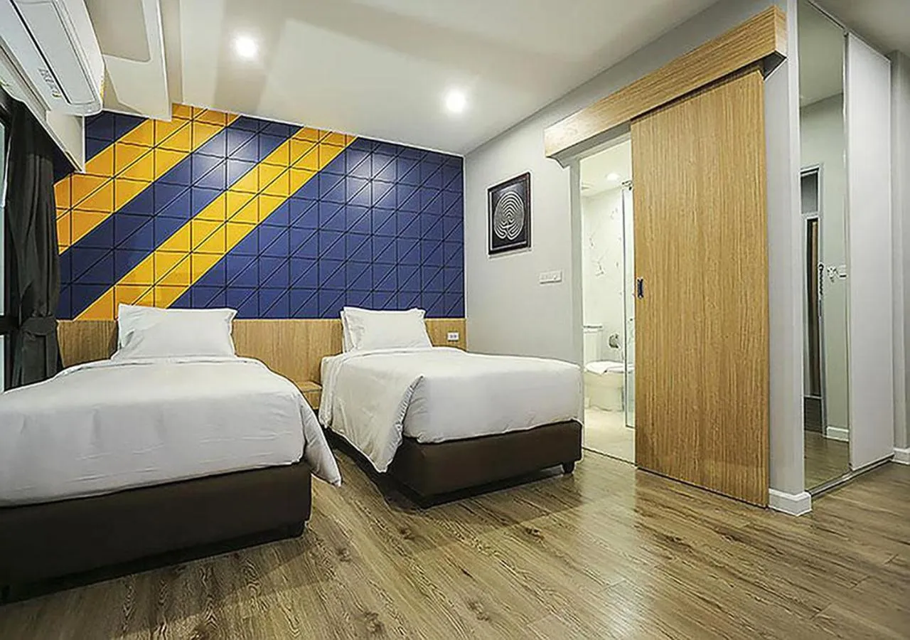 Bed in Hotel Fuse Rayong