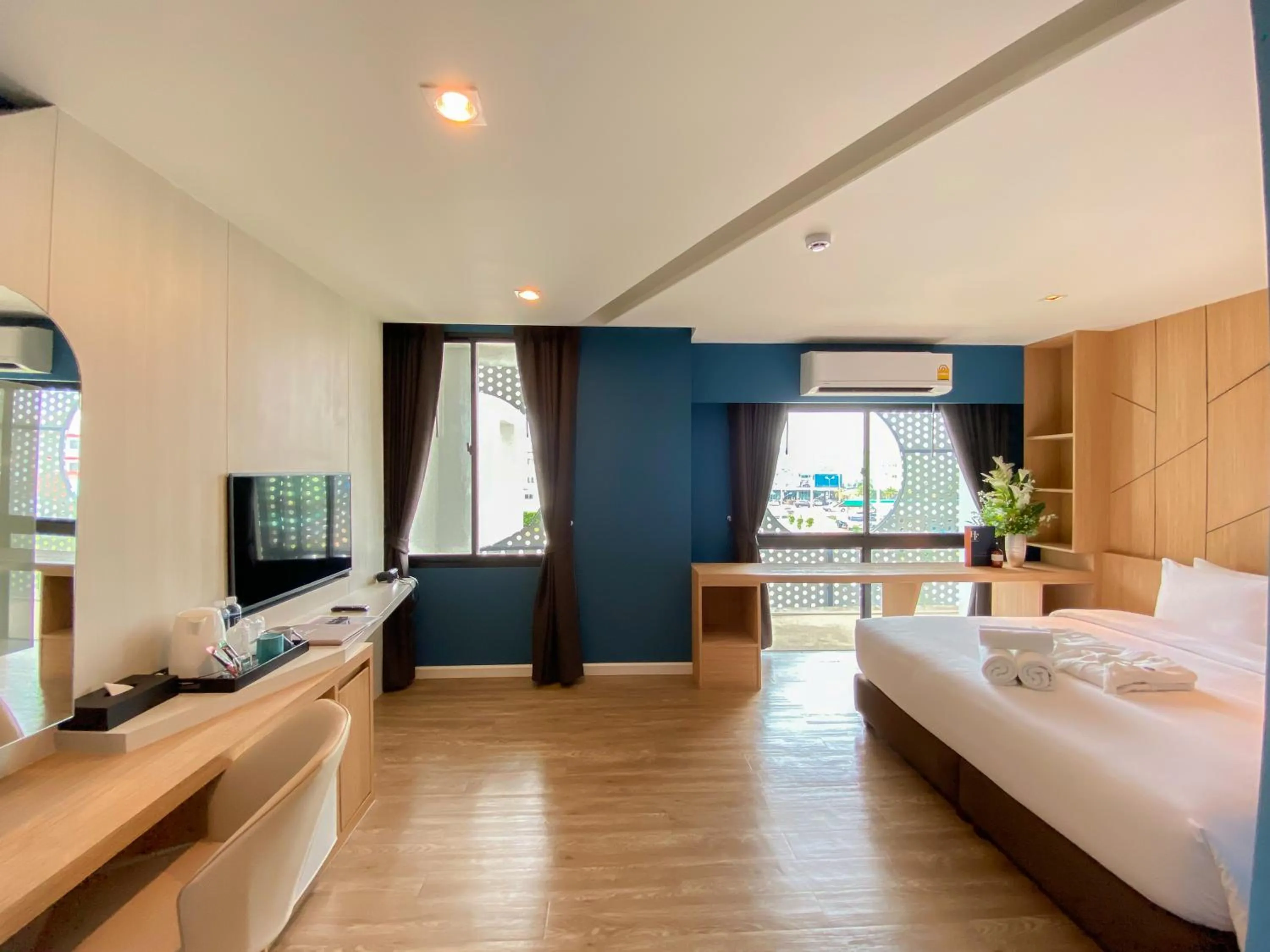 Bed in Hotel Fuse Rayong