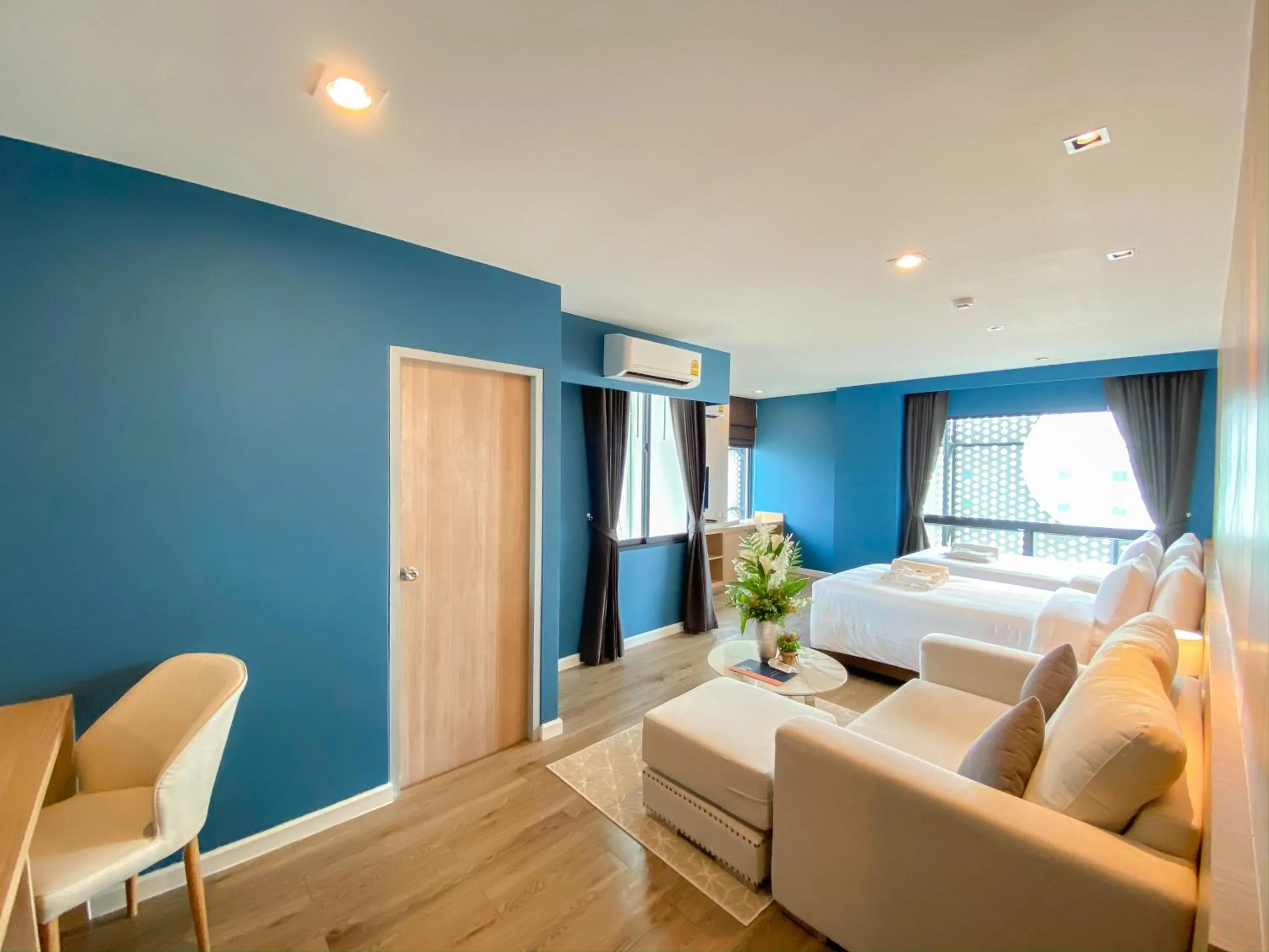 Bed in Hotel Fuse Rayong