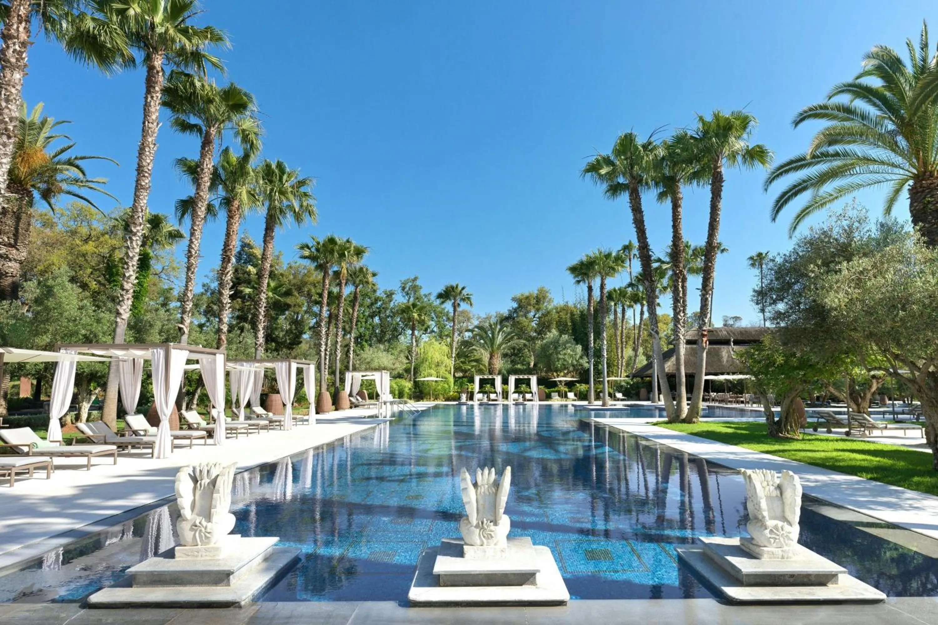 Swimming pool in The Ritz-Carlton Rabat, Dar Es Salam