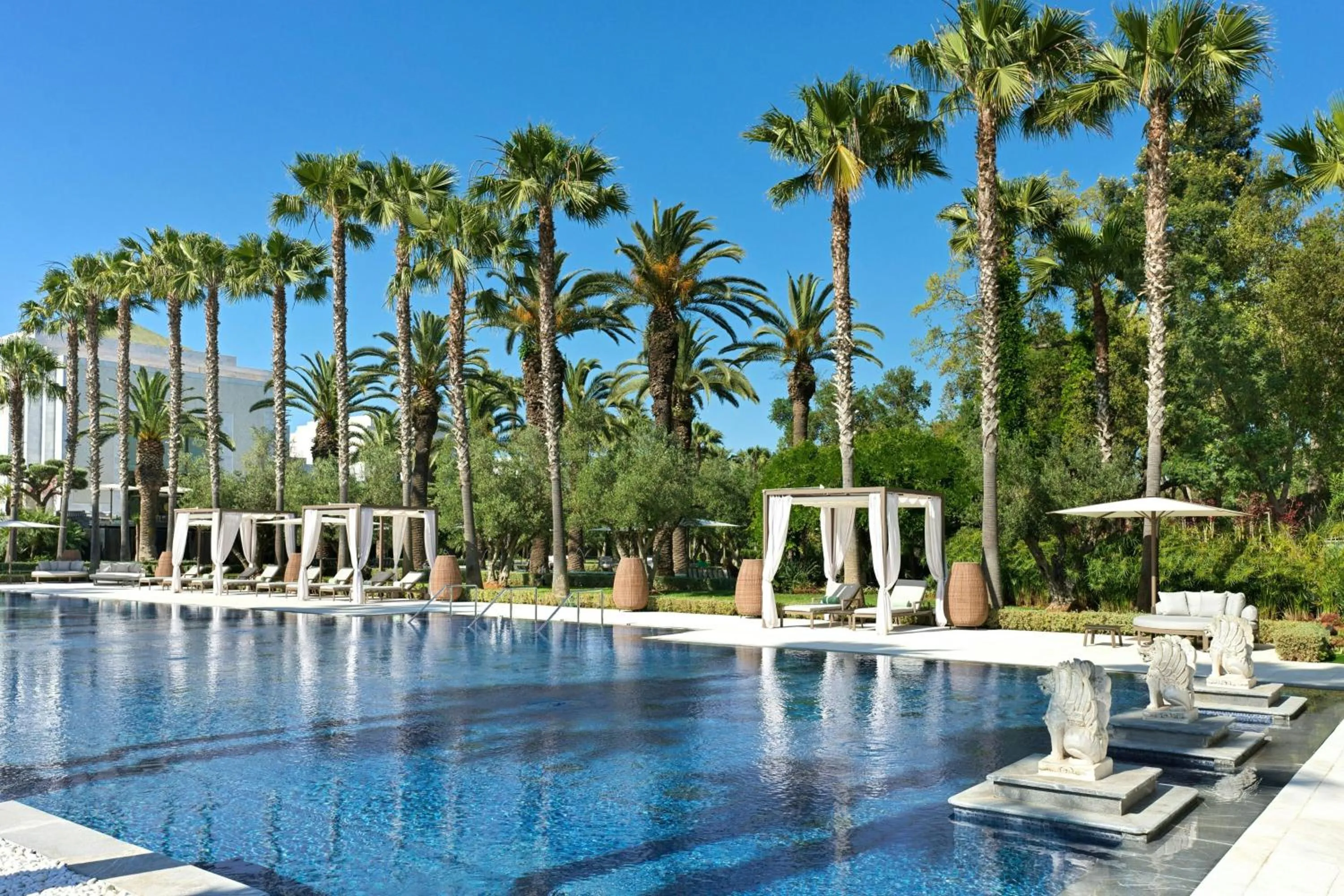 Swimming pool in The Ritz-Carlton Rabat, Dar Es Salam