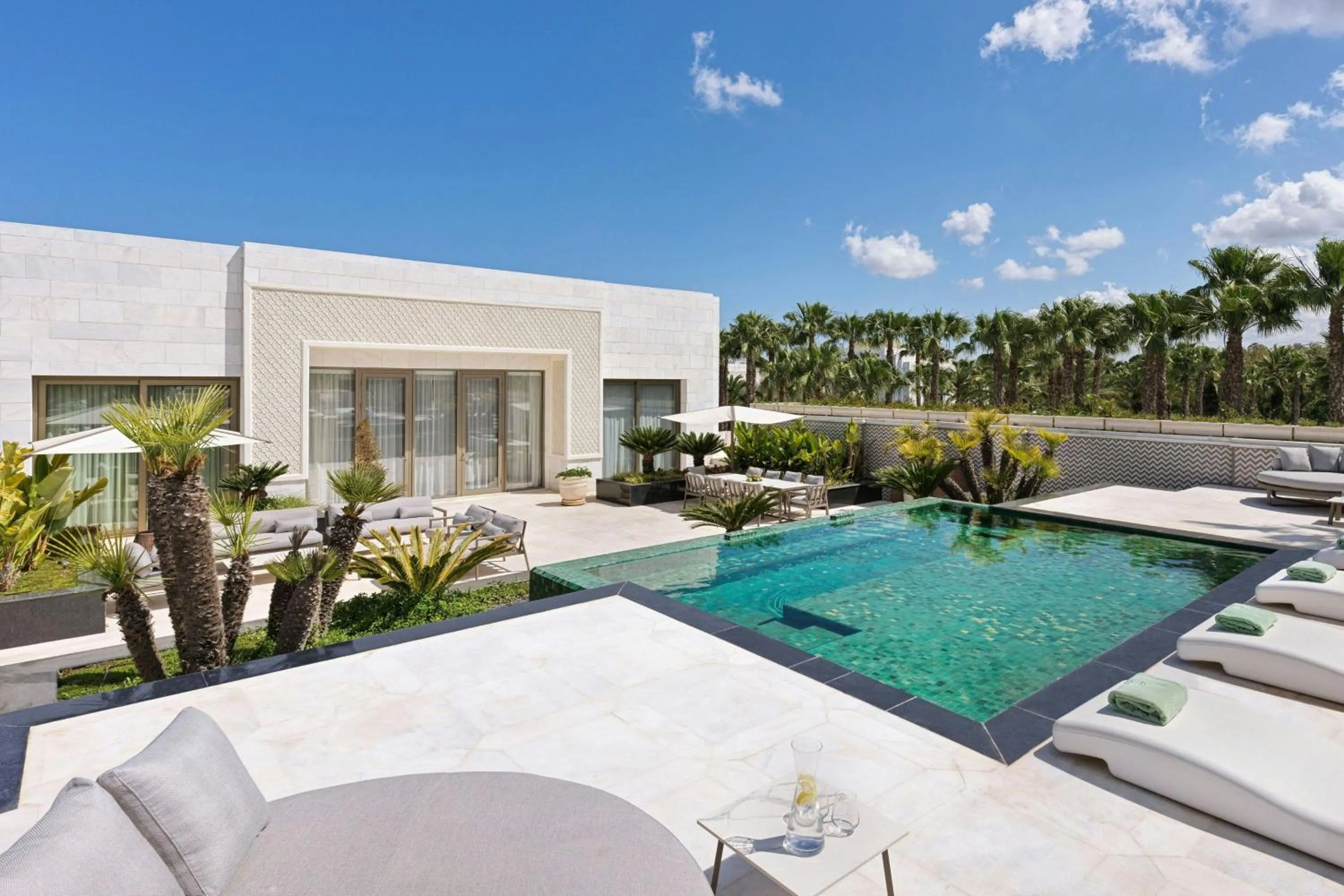 Swimming pool in The Ritz-Carlton Rabat, Dar Es Salam