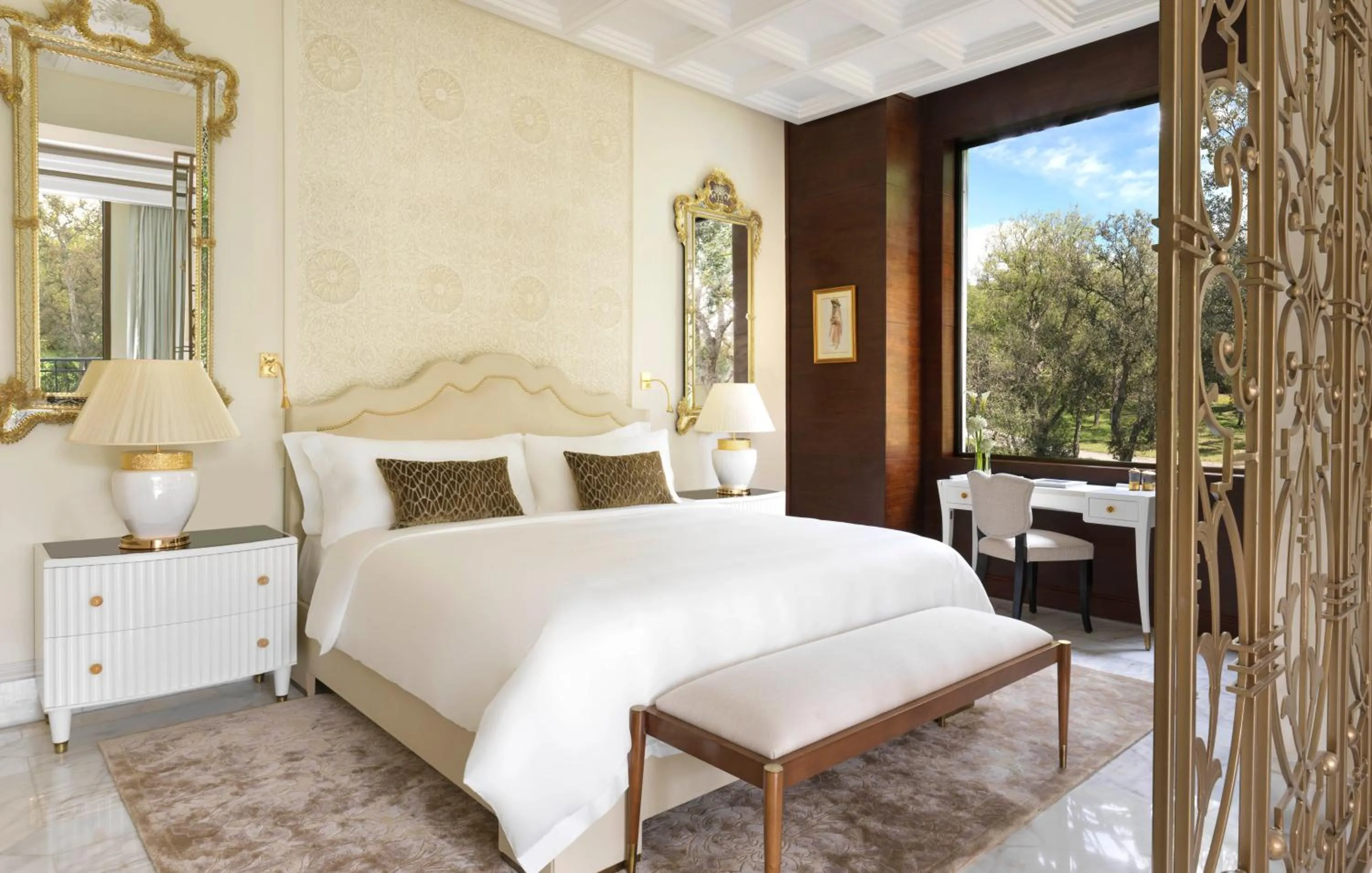 Garden view, Bed in The Ritz-Carlton Rabat, Dar Es Salam