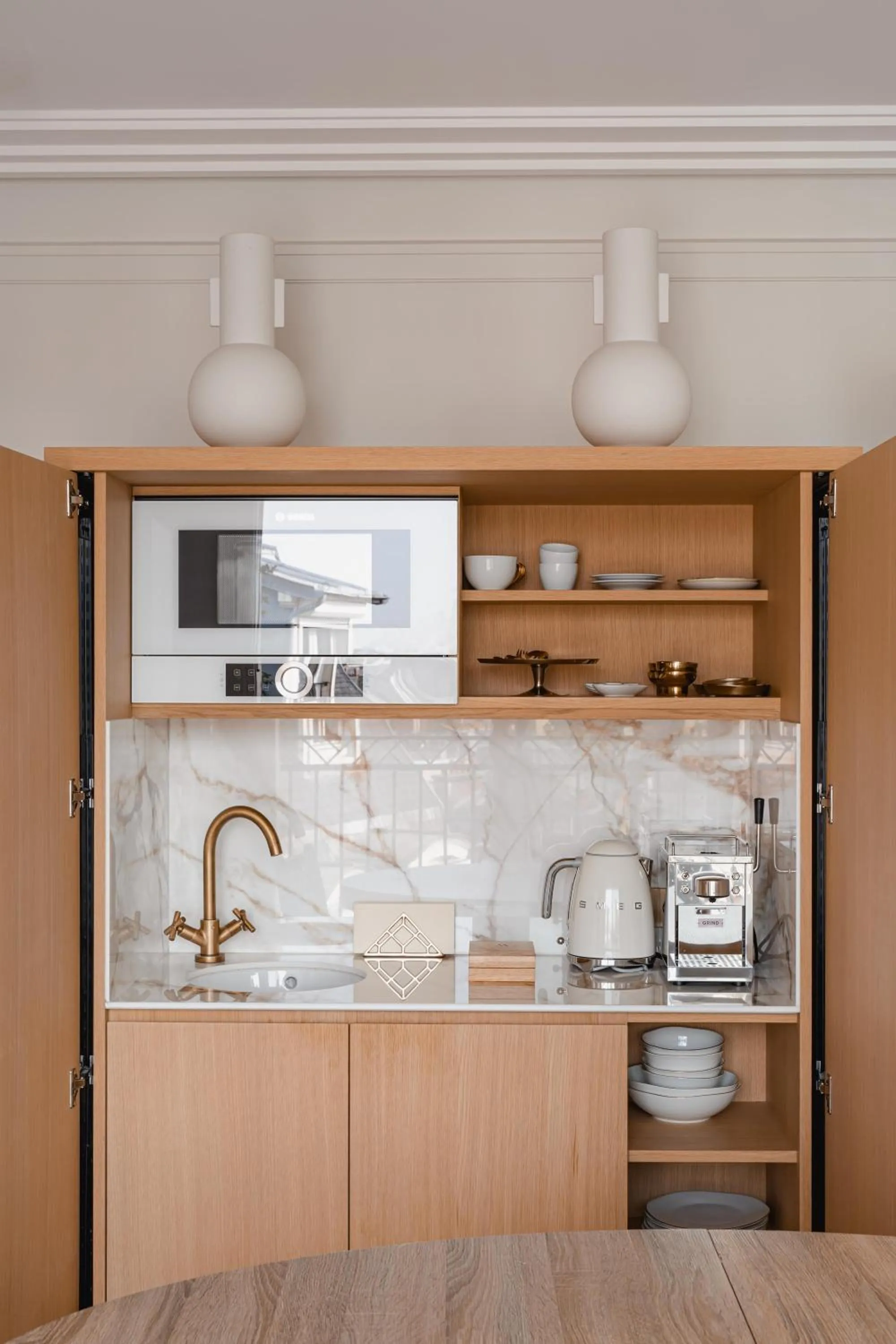 Kitchen or kitchenette in Hôtel Madison