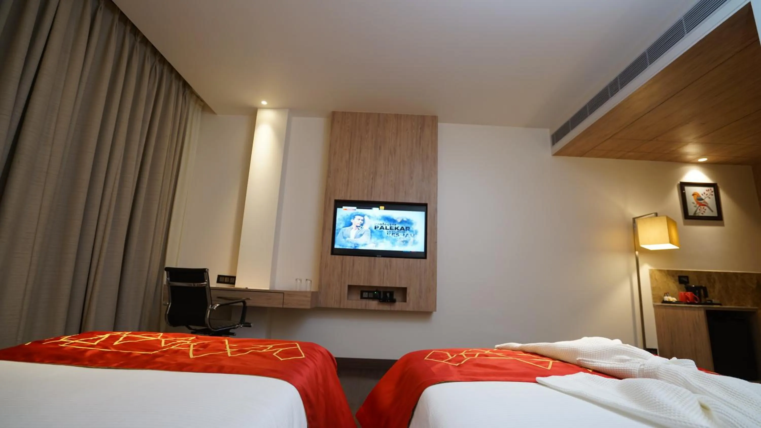 TV and multimedia, Bed in Ramada by Wyndham Aligarh GT Road