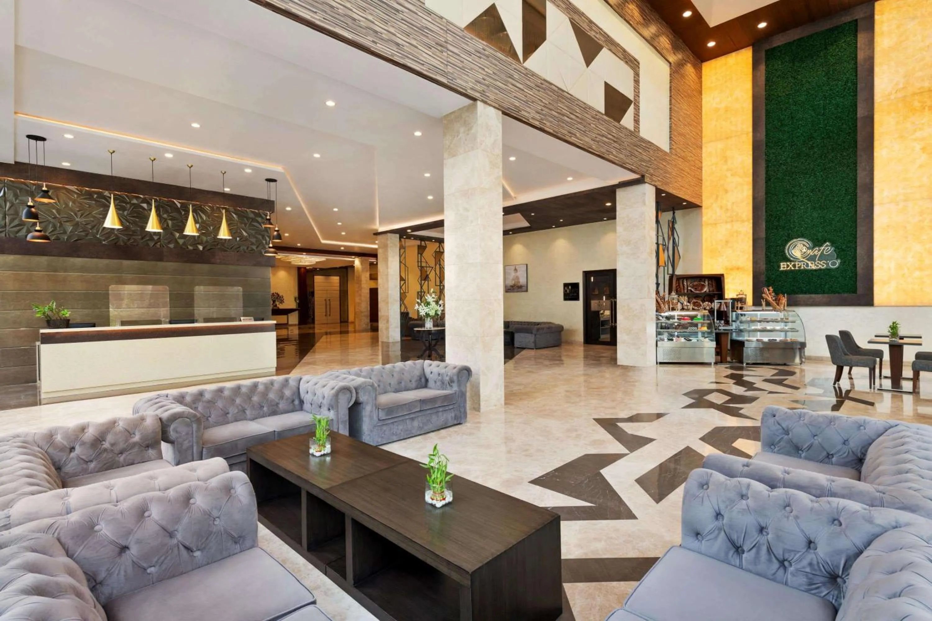 Lobby or reception in Ramada by Wyndham Aligarh GT Road