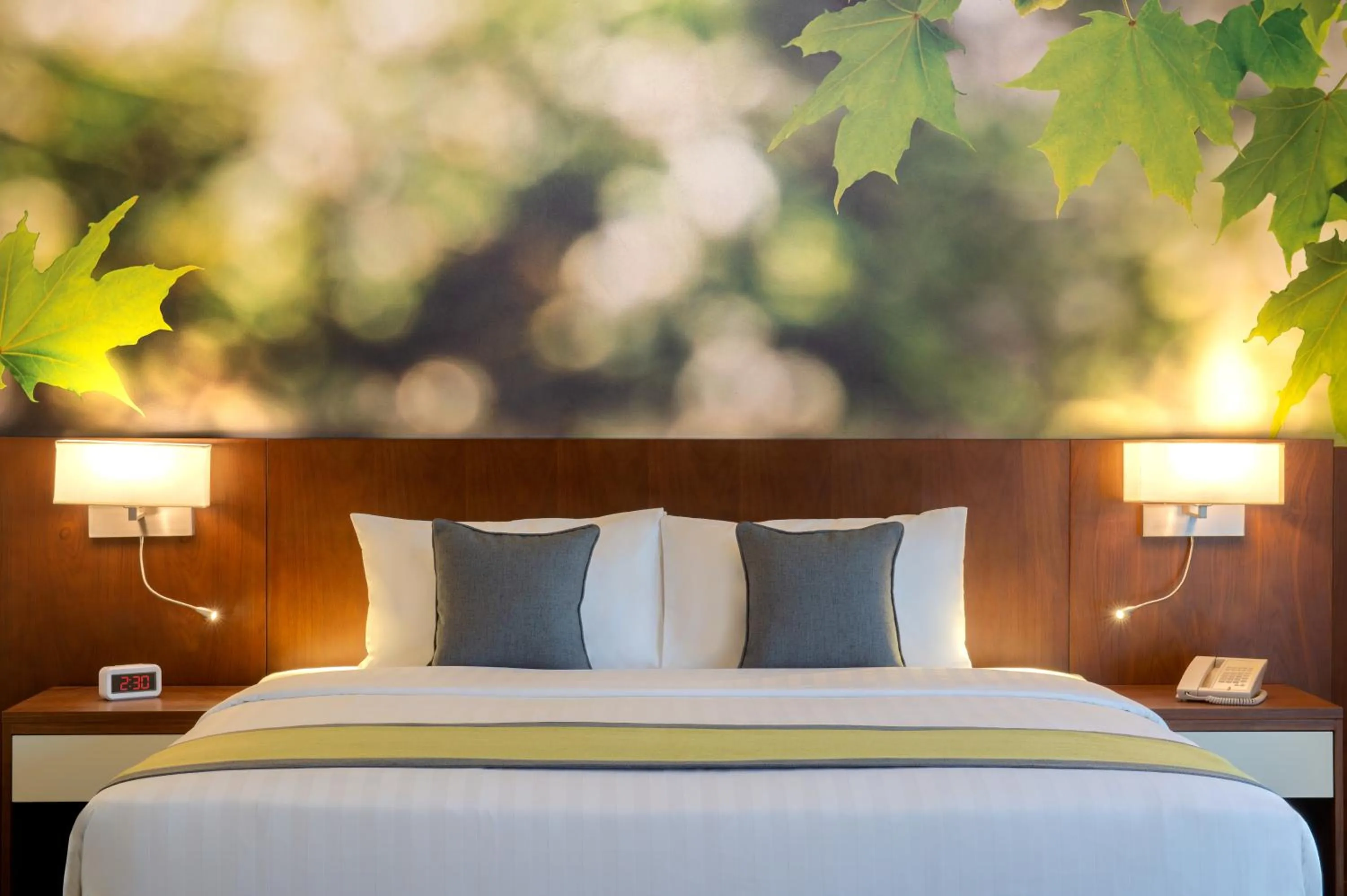 Bed in Wyndham Garden Muscat Al Khuwair