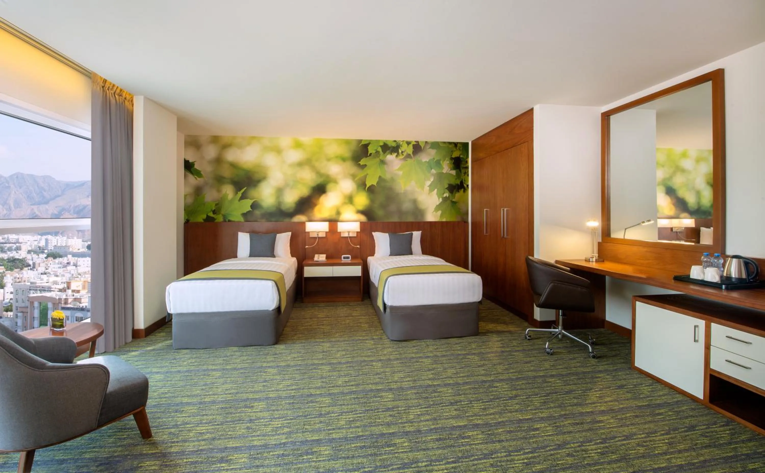 Bed in Wyndham Garden Muscat Al Khuwair