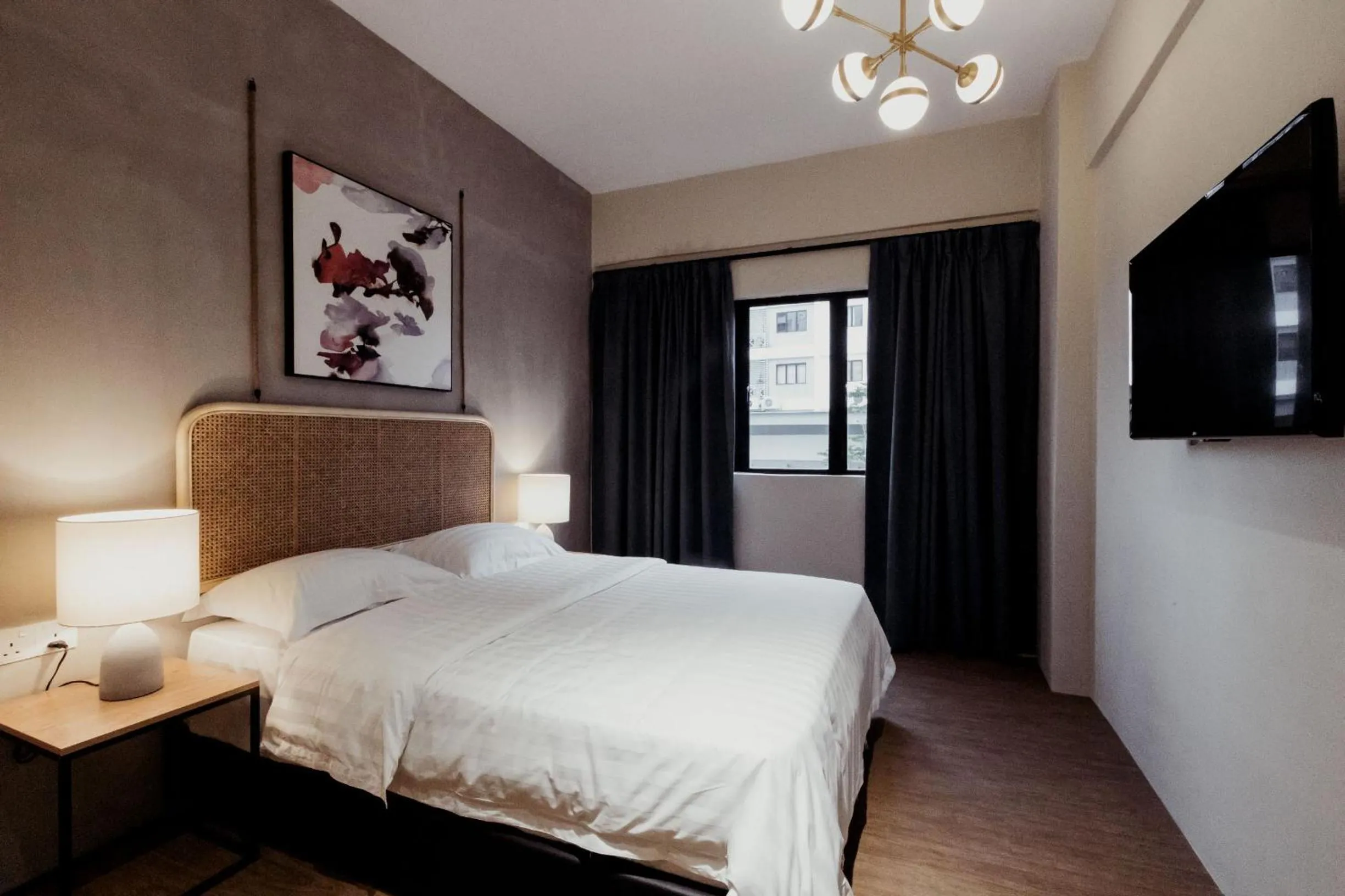 Bed in Urban Living Residence