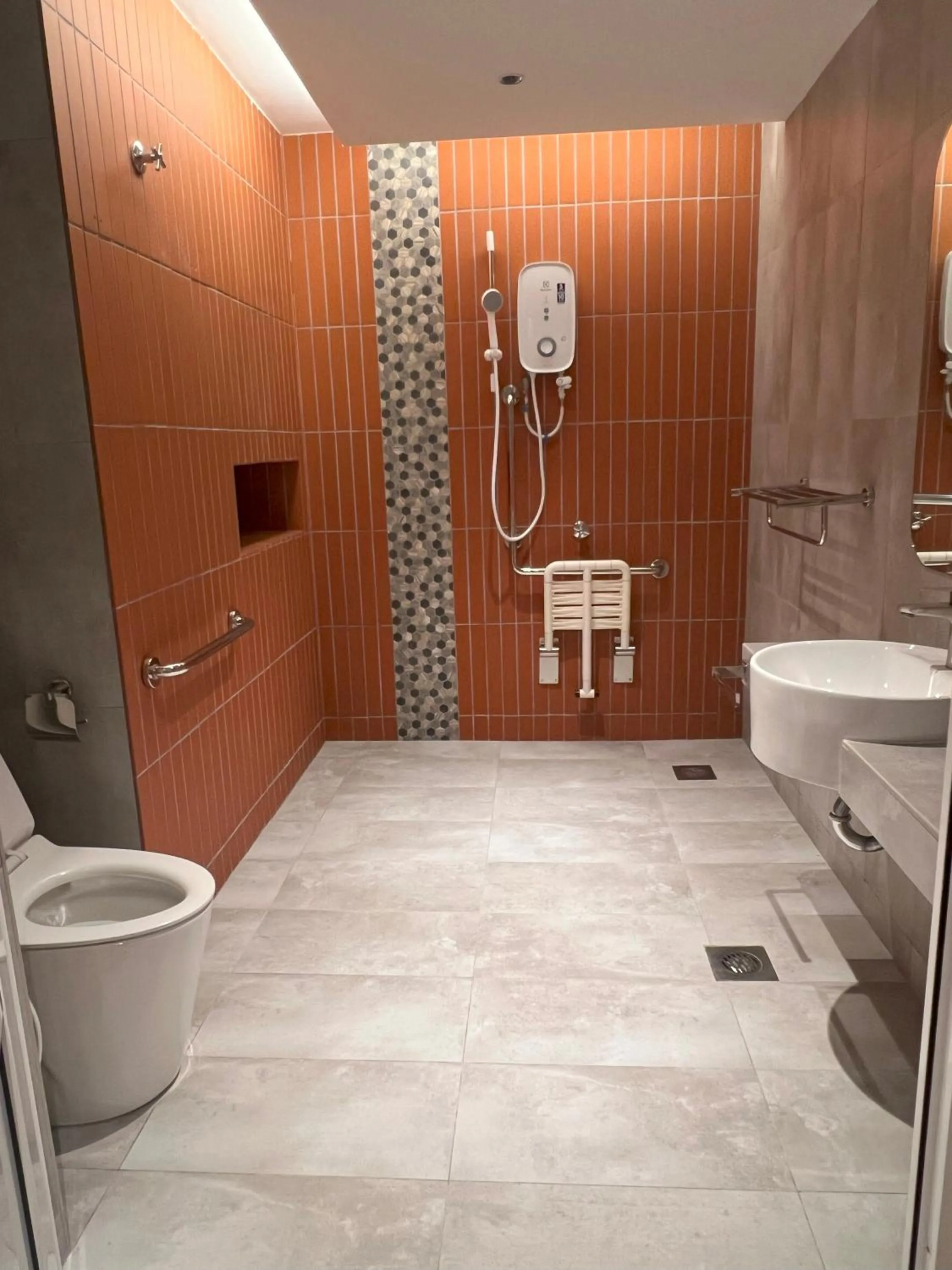 Shower in Urban Living Residence