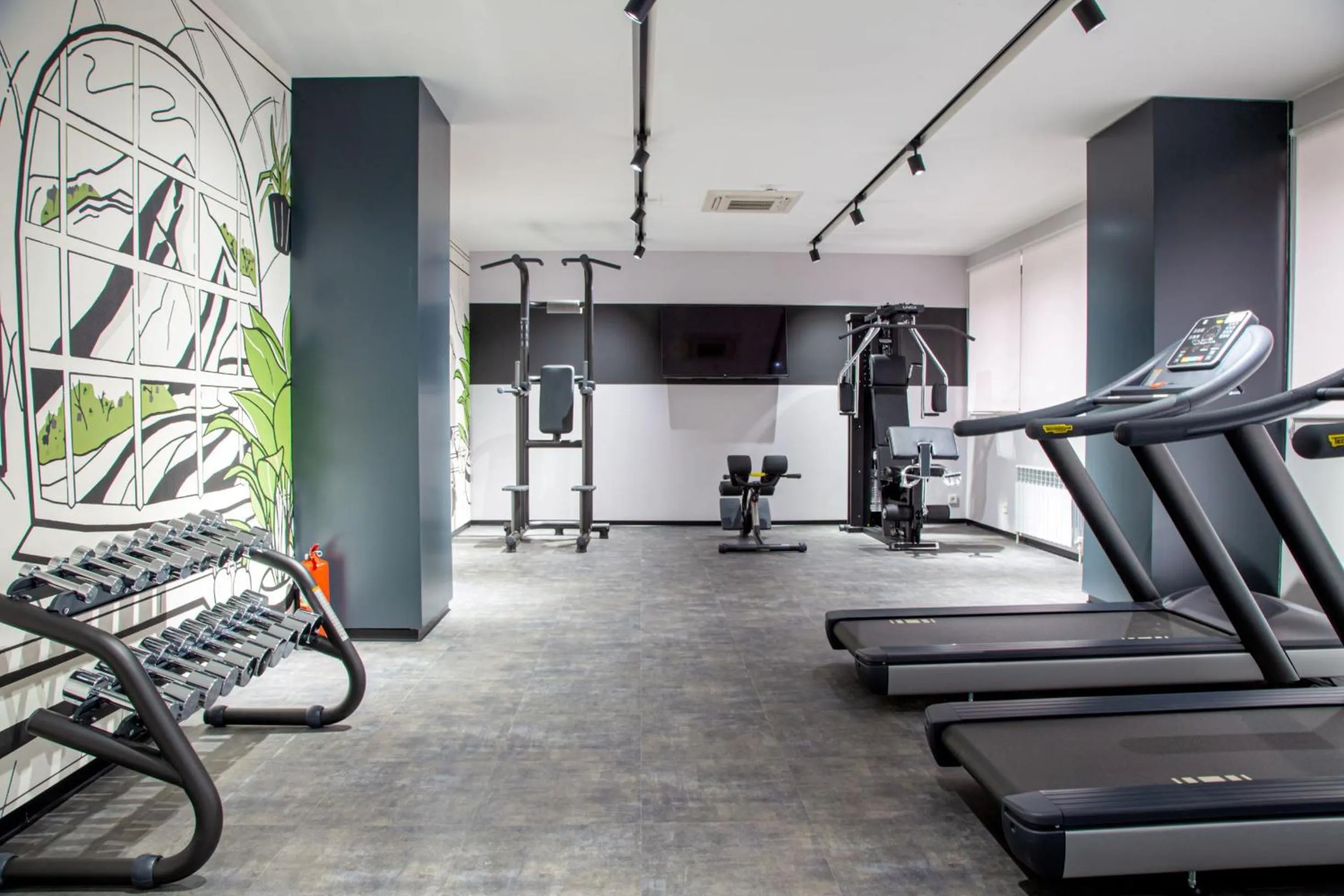 Fitness centre/facilities in Kazzhol Park Hotel Almaty