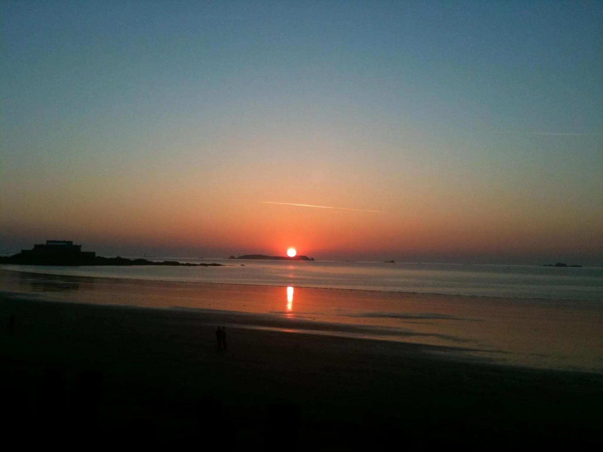 Sea view in ibis Saint Malo Plage