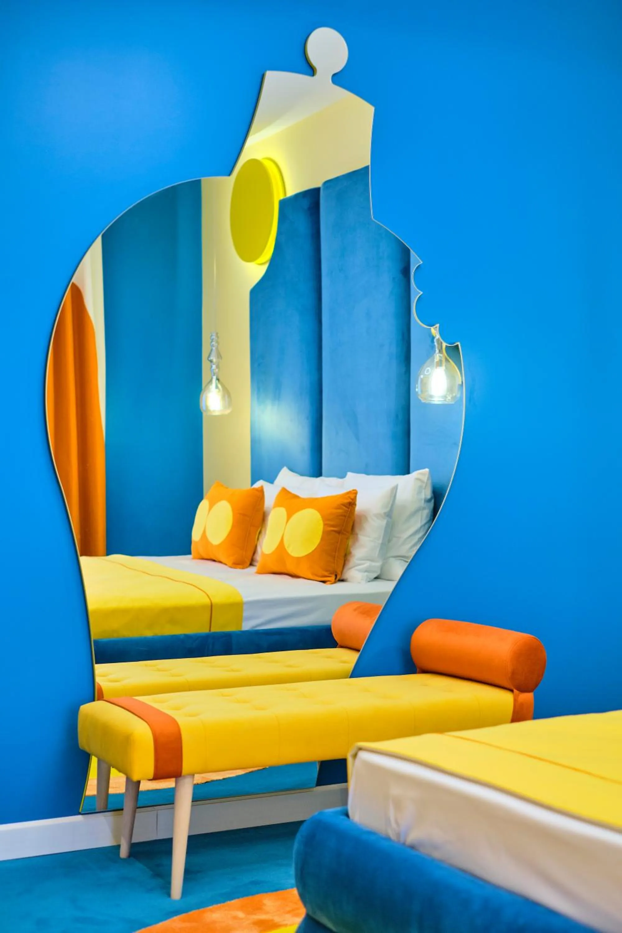 Decorative detail, Bed in Vilacrosse Boutique Inn