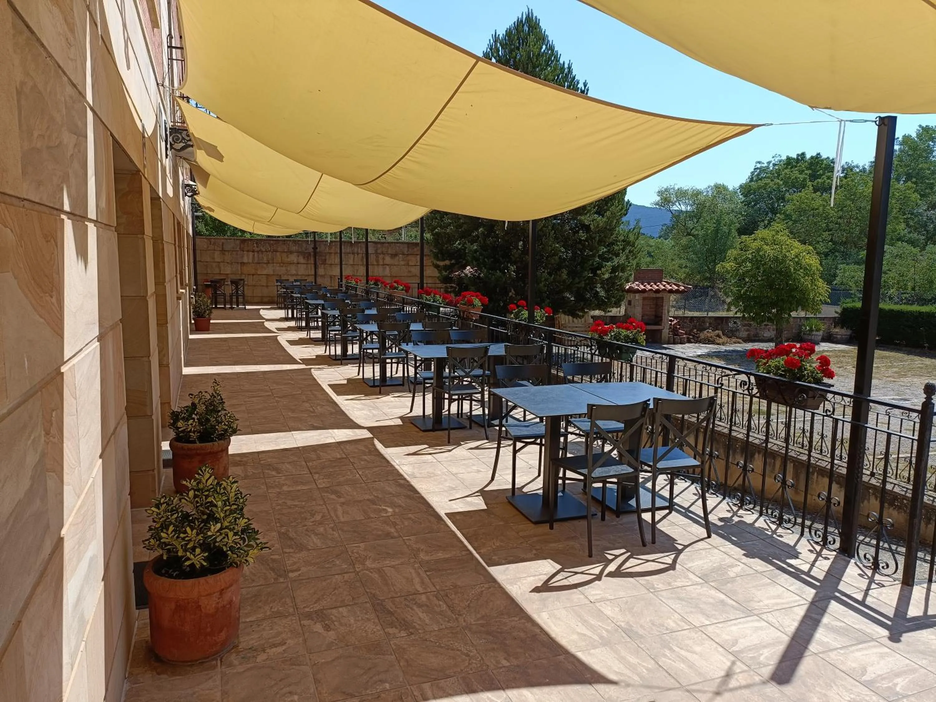 Balcony/Terrace in Hotel Rural Villa de Vinuesa
