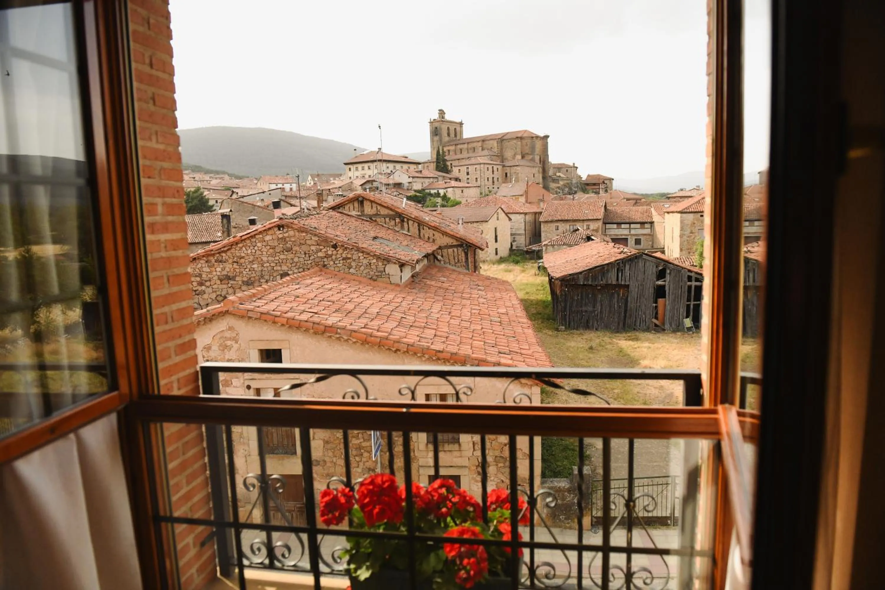Balcony/Terrace in Hotel Rural Villa de Vinuesa
