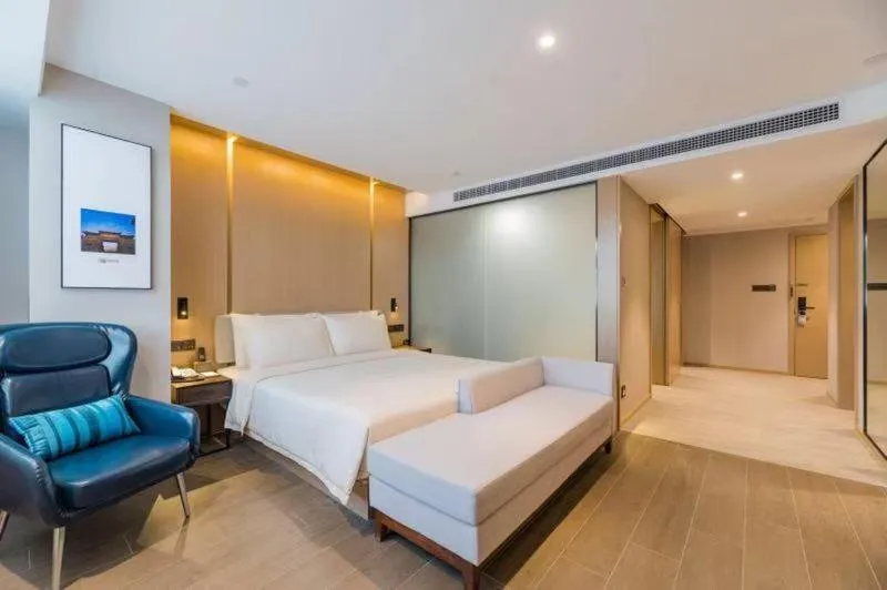 Bed in Atour Hotel Nanjing Olympic Center