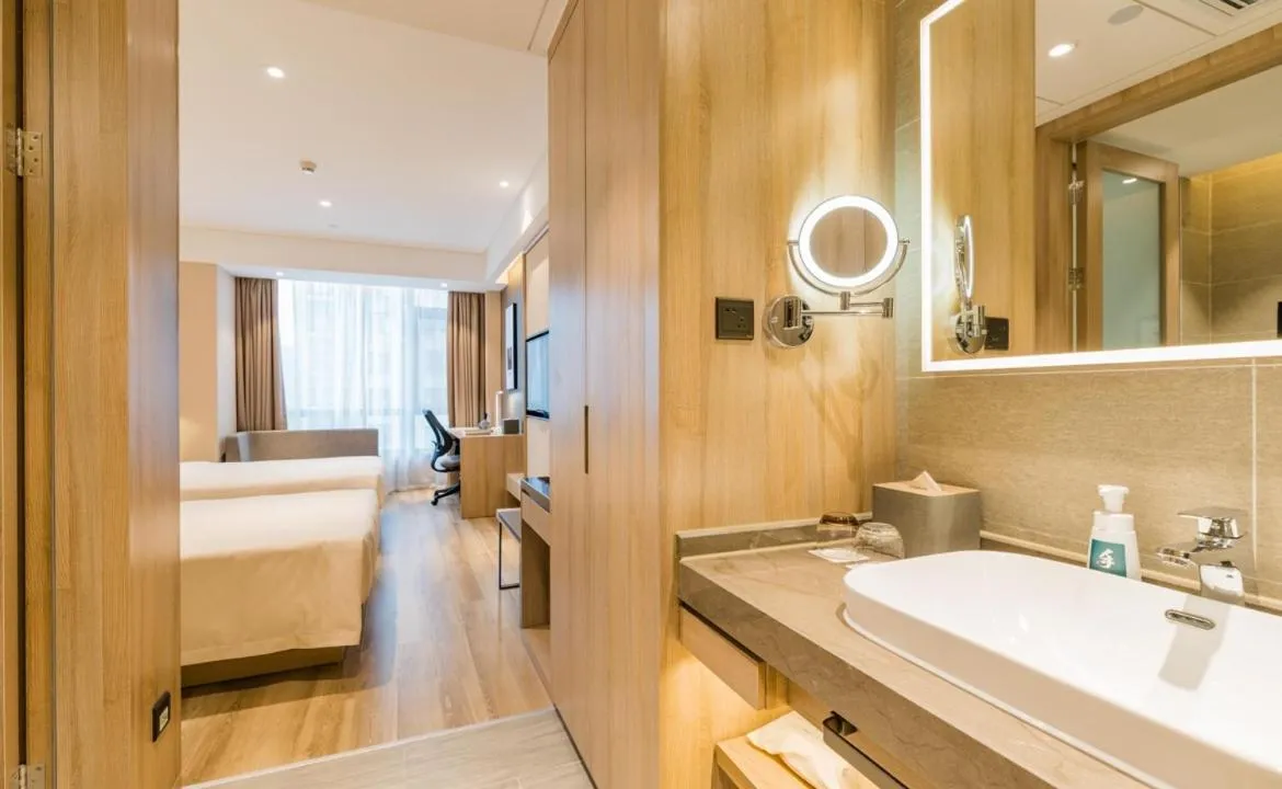 Bed in Atour Hotel Hefei South Railway Station