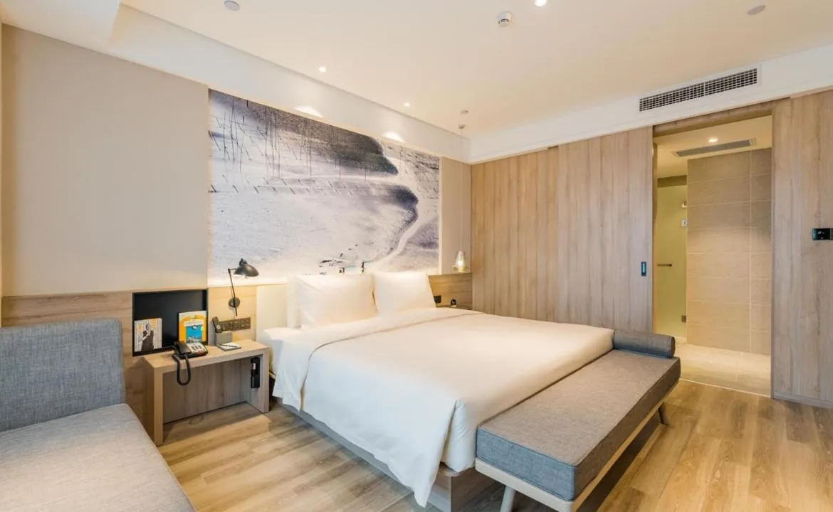 Bed in Atour Hotel Hefei South Railway Station