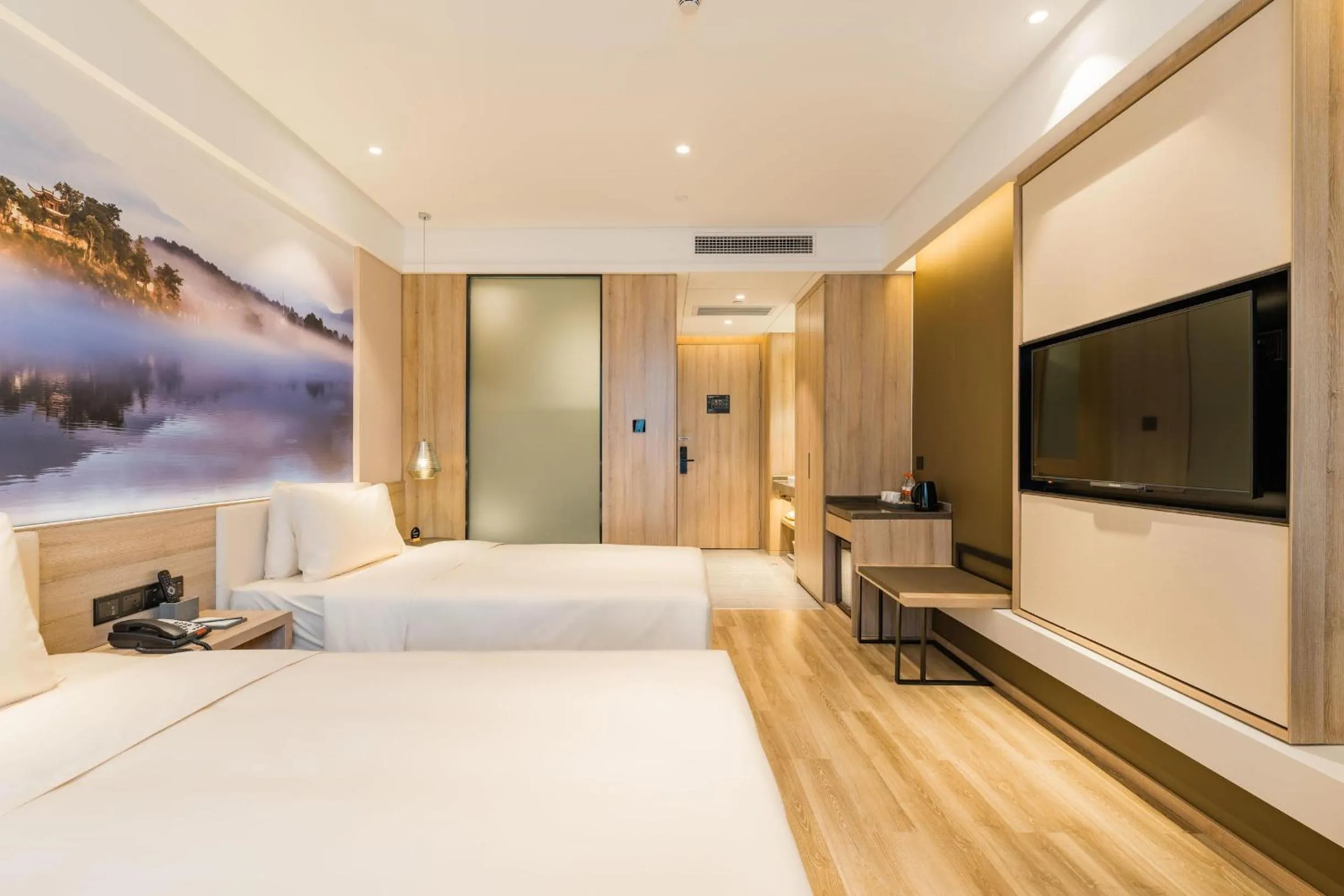 Bed in Atour Hotel Hefei South Railway Station