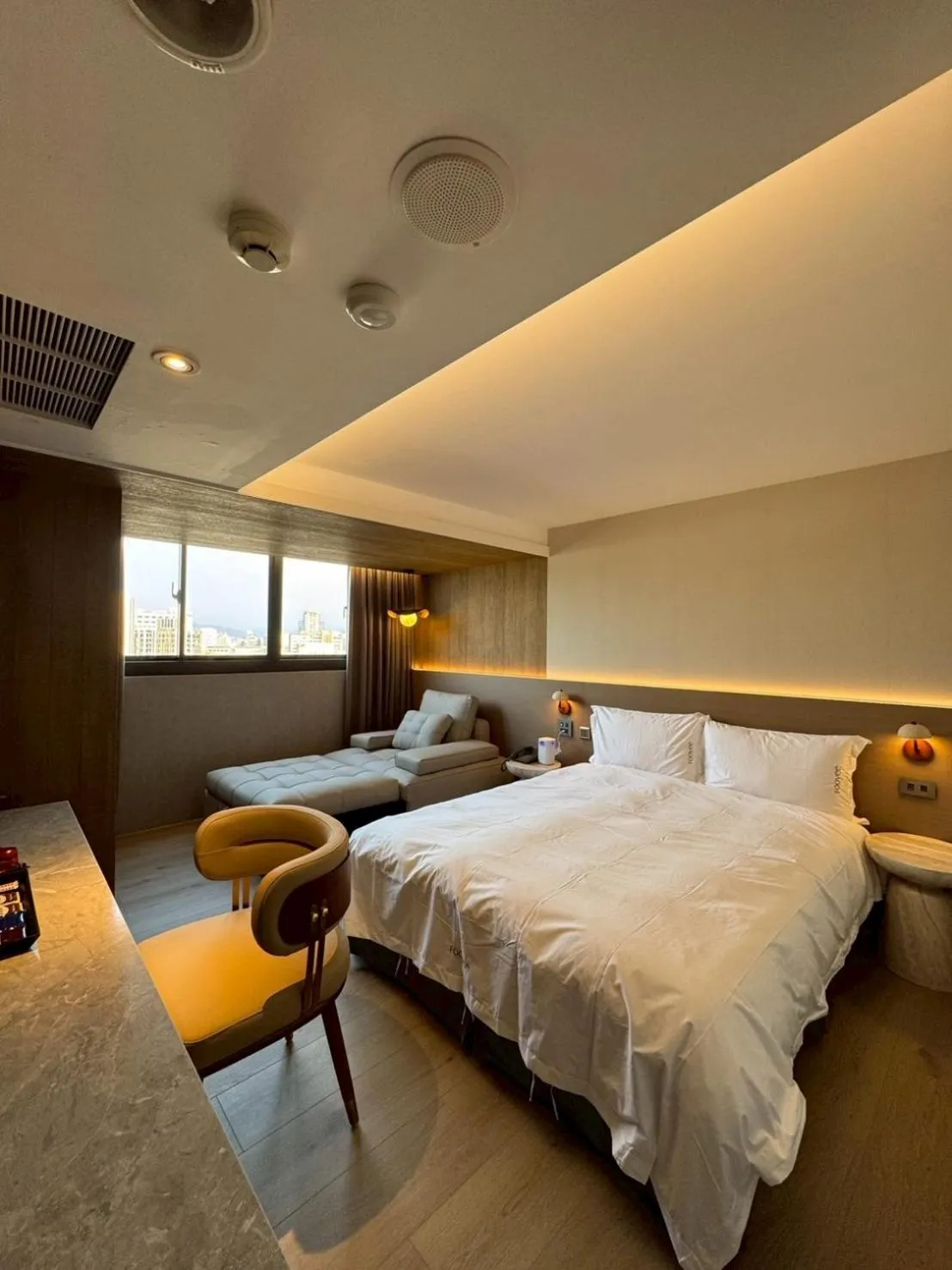 Bed in Fooyee Hotel Taichung Yizhong