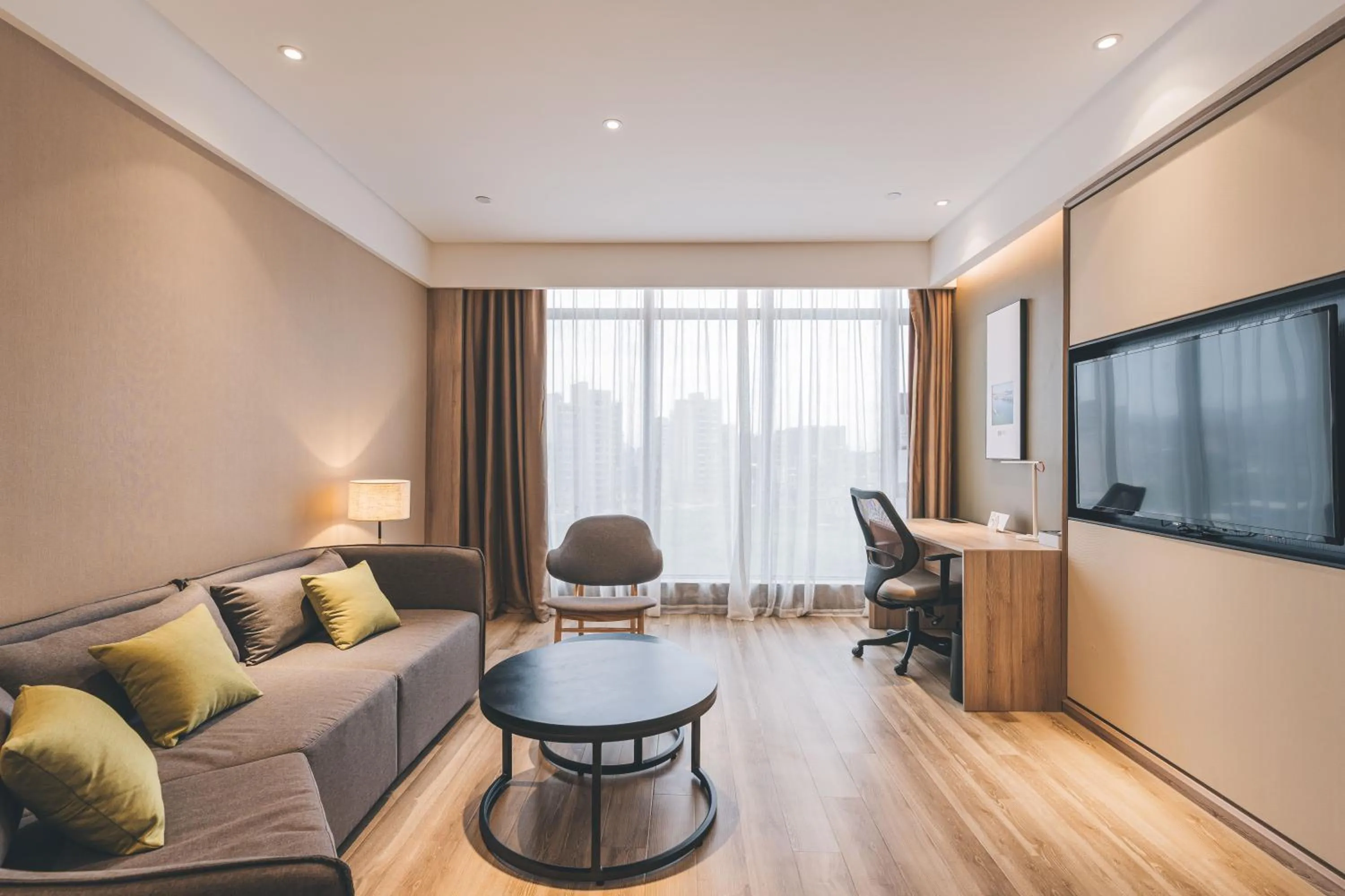 Photo of the whole room in Atour Hotel (Puning High Speed Railway Station)