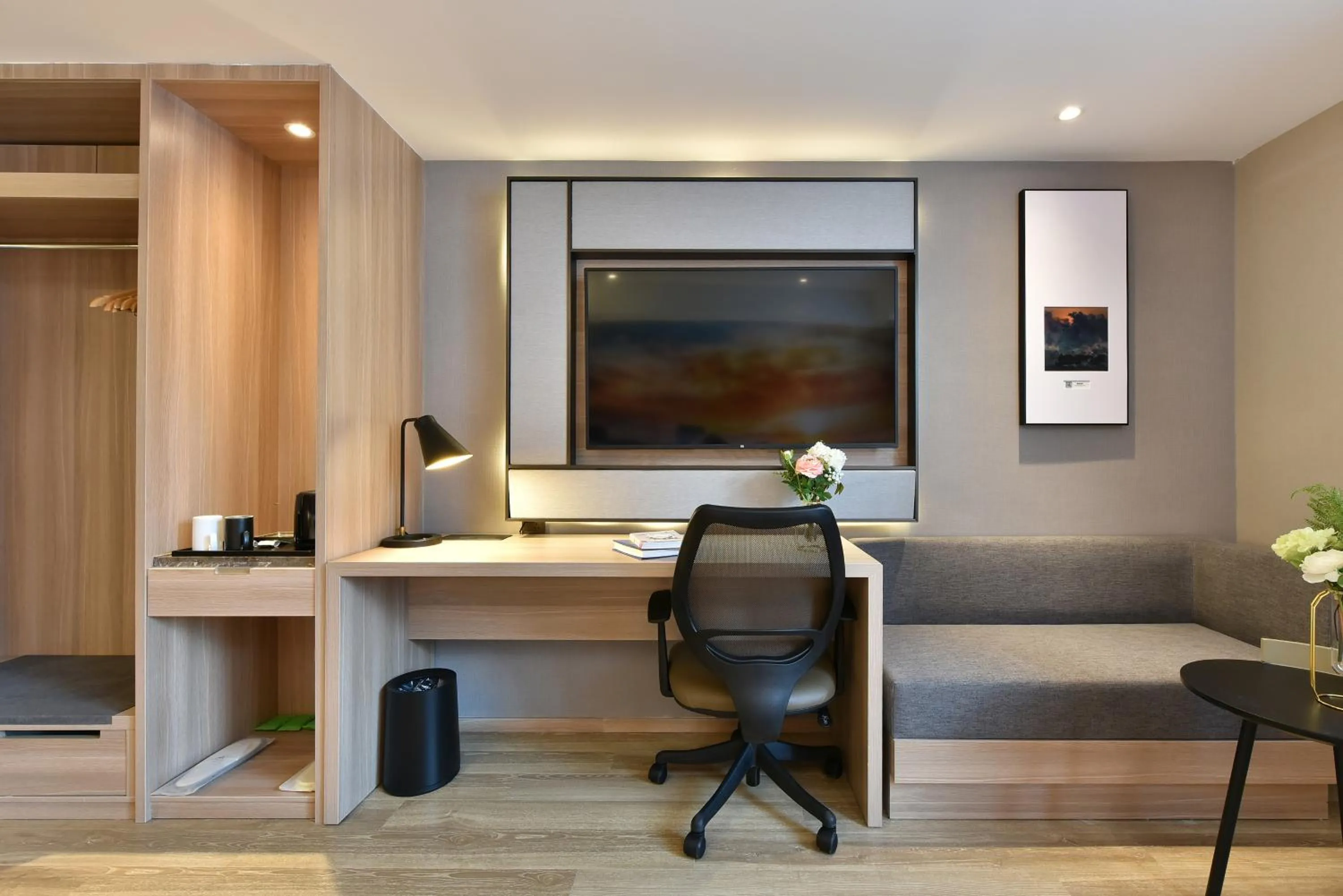 Bedroom in Atour Light Hotel Shenyang Tiexi Plaza Wanxianghui