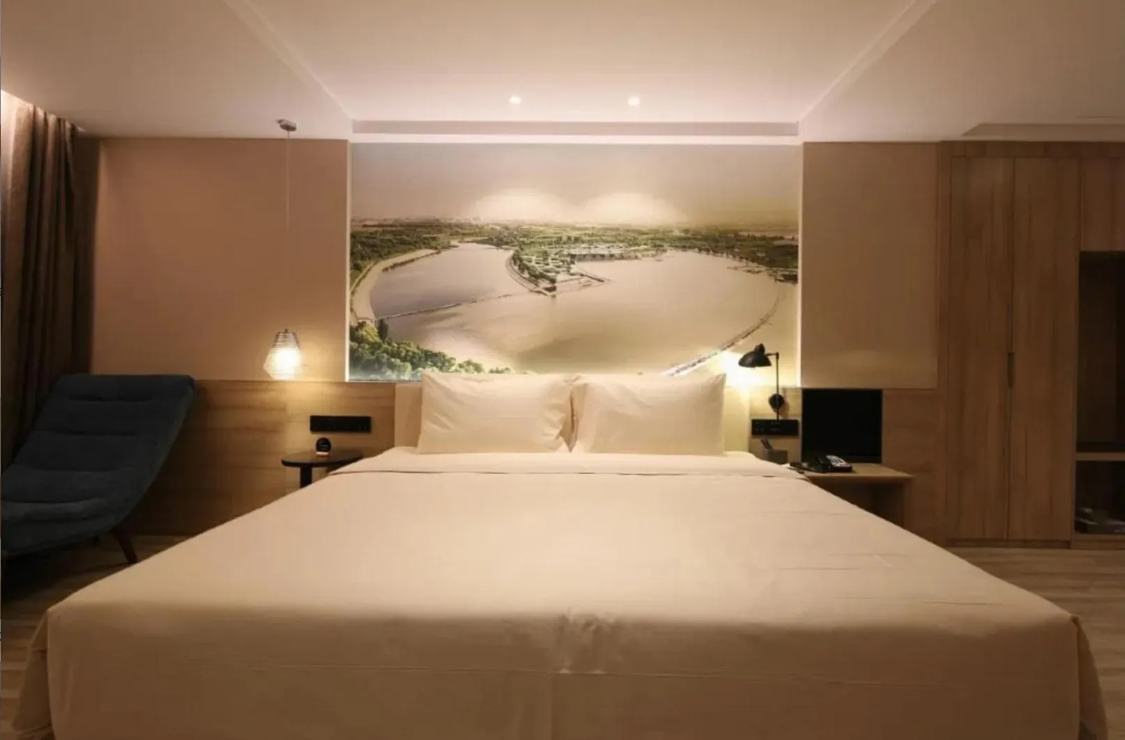 Bed in Atour Hotel (Baimaiquan Jinan Shuangshan Street)