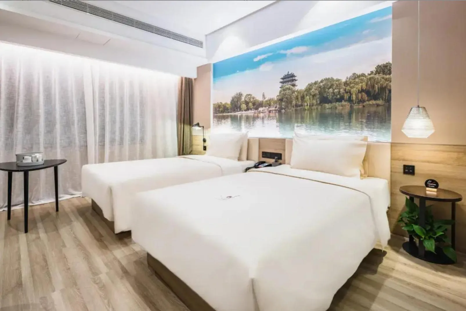 Bedroom, Bed in Atour Hotel (Baimaiquan Jinan Shuangshan Street)