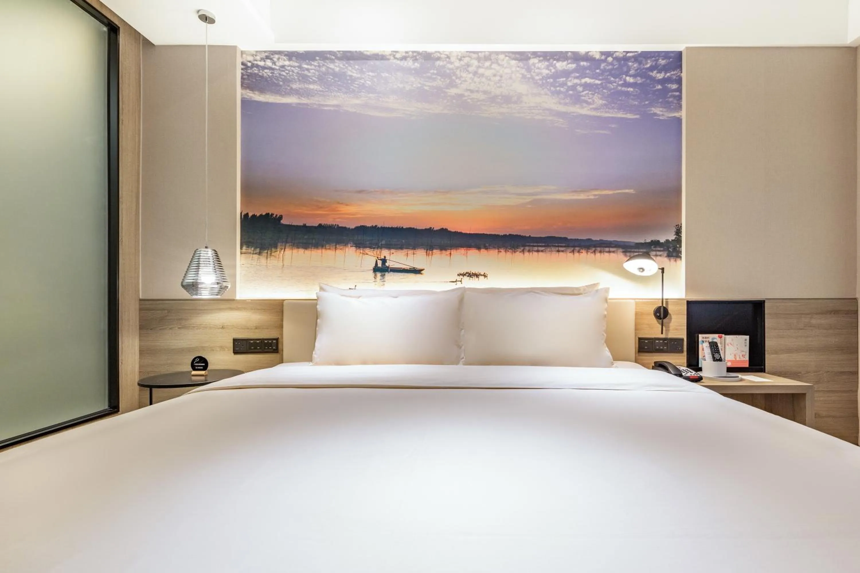 Bed in Atour Hotel Jining High-tech Zone