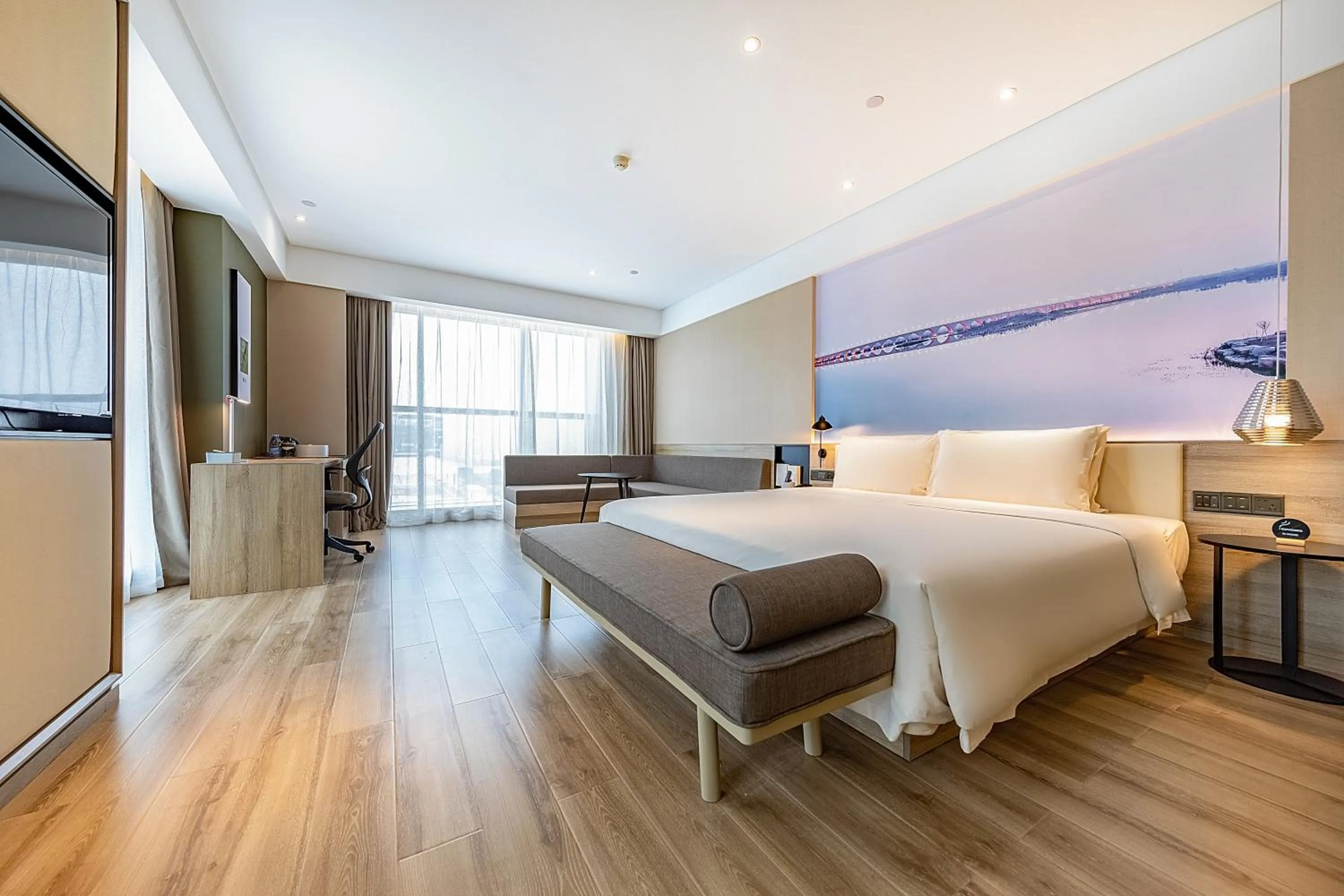 Bed in Atour Hotel Jining High-tech Zone