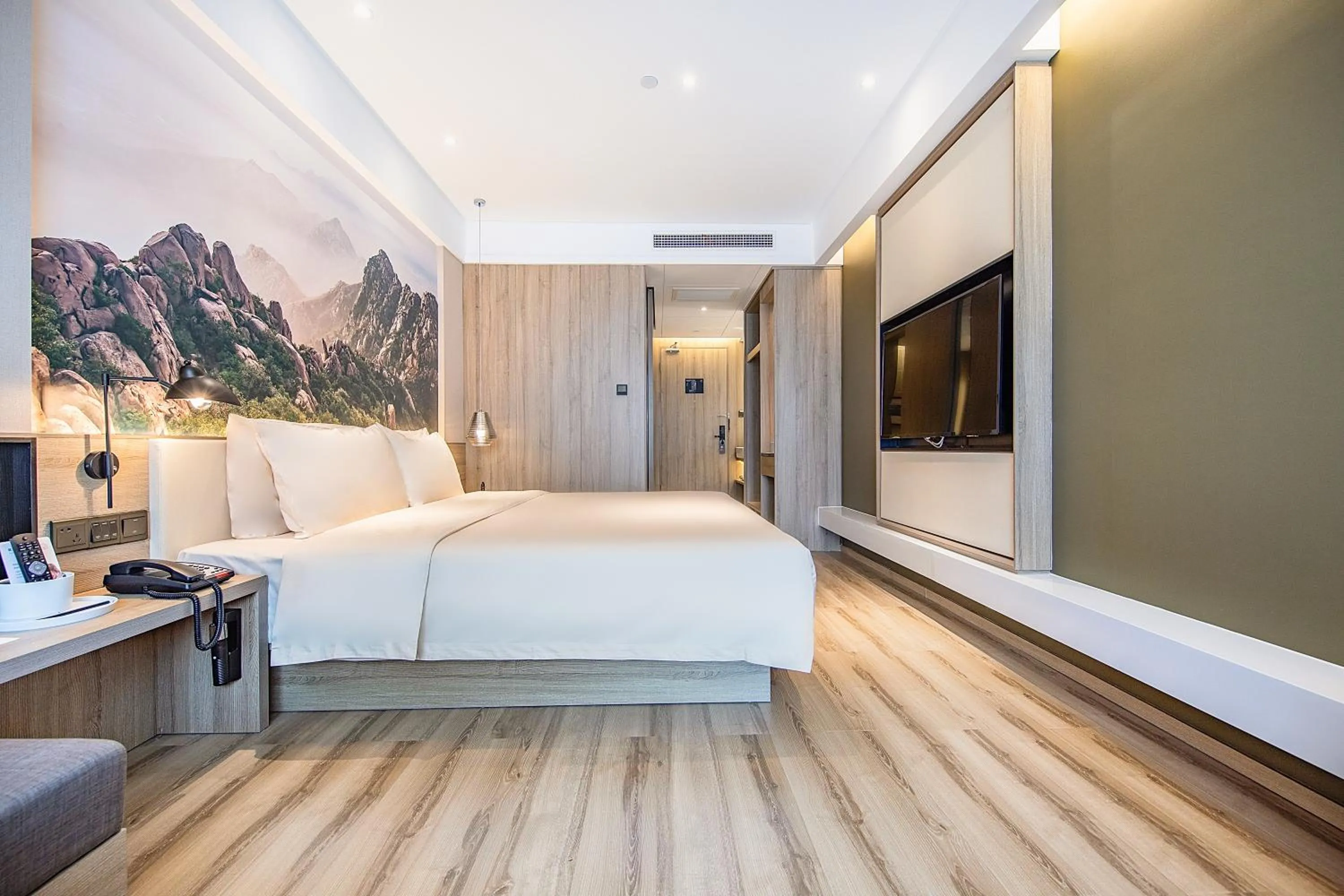 Bed in Atour Hotel Jining High-tech Zone