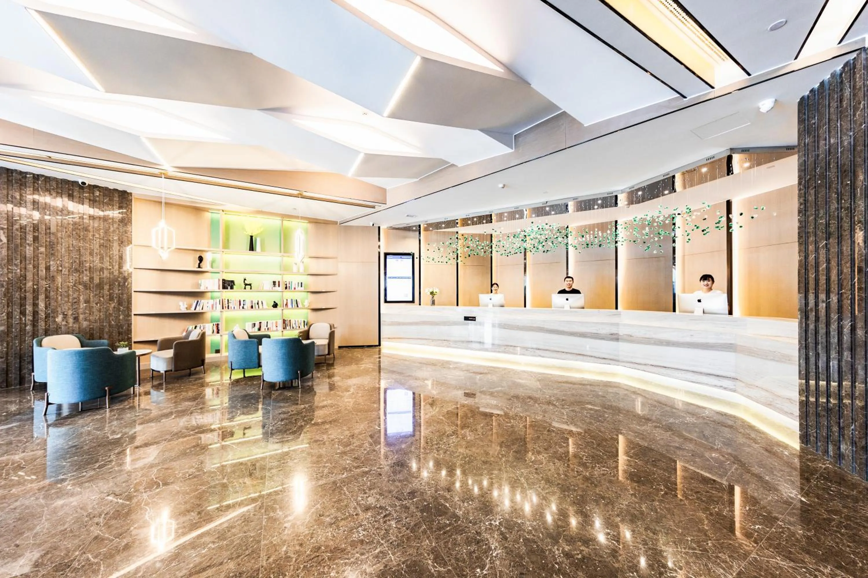 Lobby or reception in Atour Hotel Jining High-tech Zone