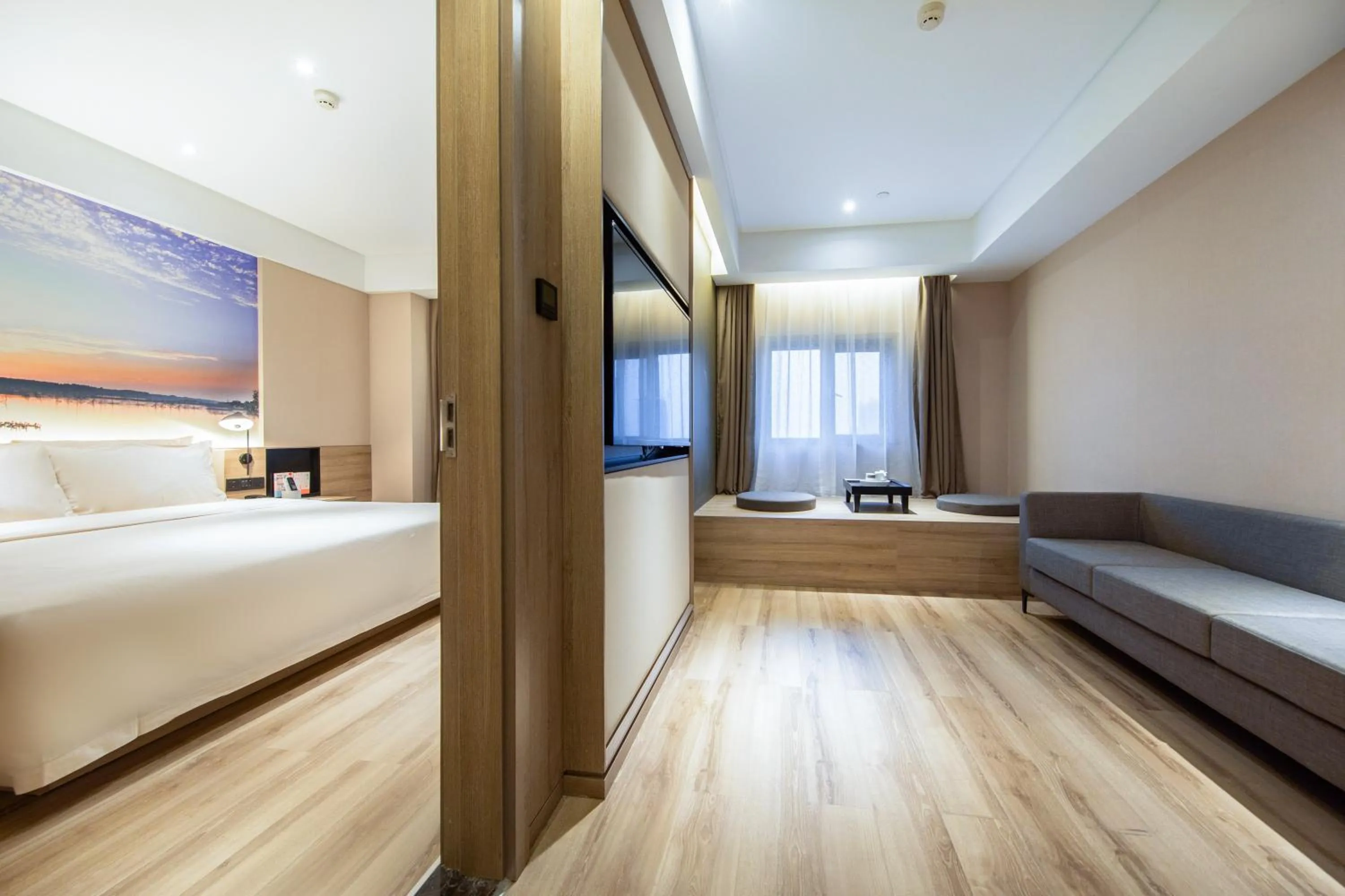 Bed in Atour Hotel Jining High-tech Zone