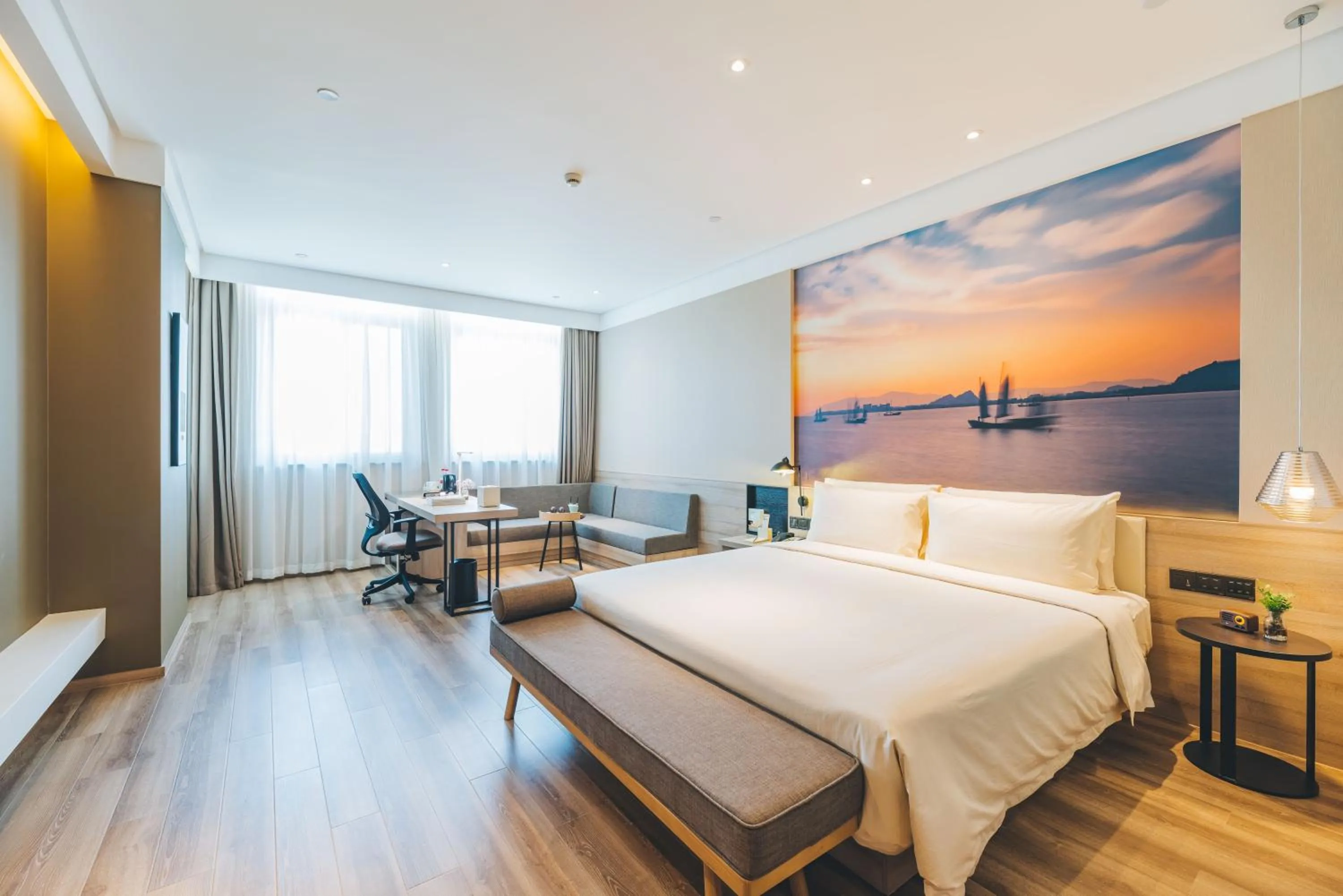 Bed in Atour Hotel (Suzhou Xiangcheng)