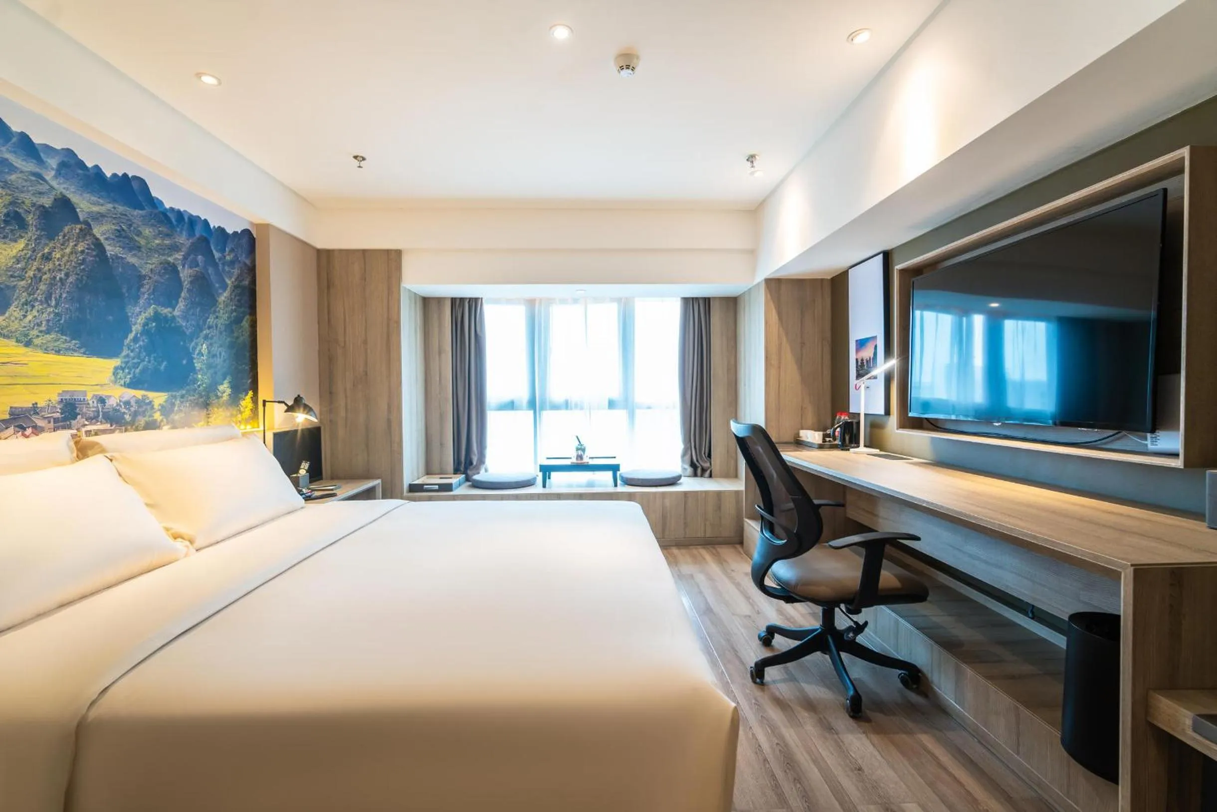 Bed in Atour Hotel Guiyang Convention and Exhibition Center