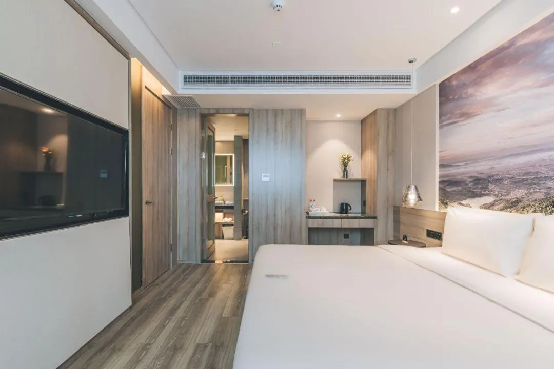 Bed in Atour Hotel Yiwu International Trade City