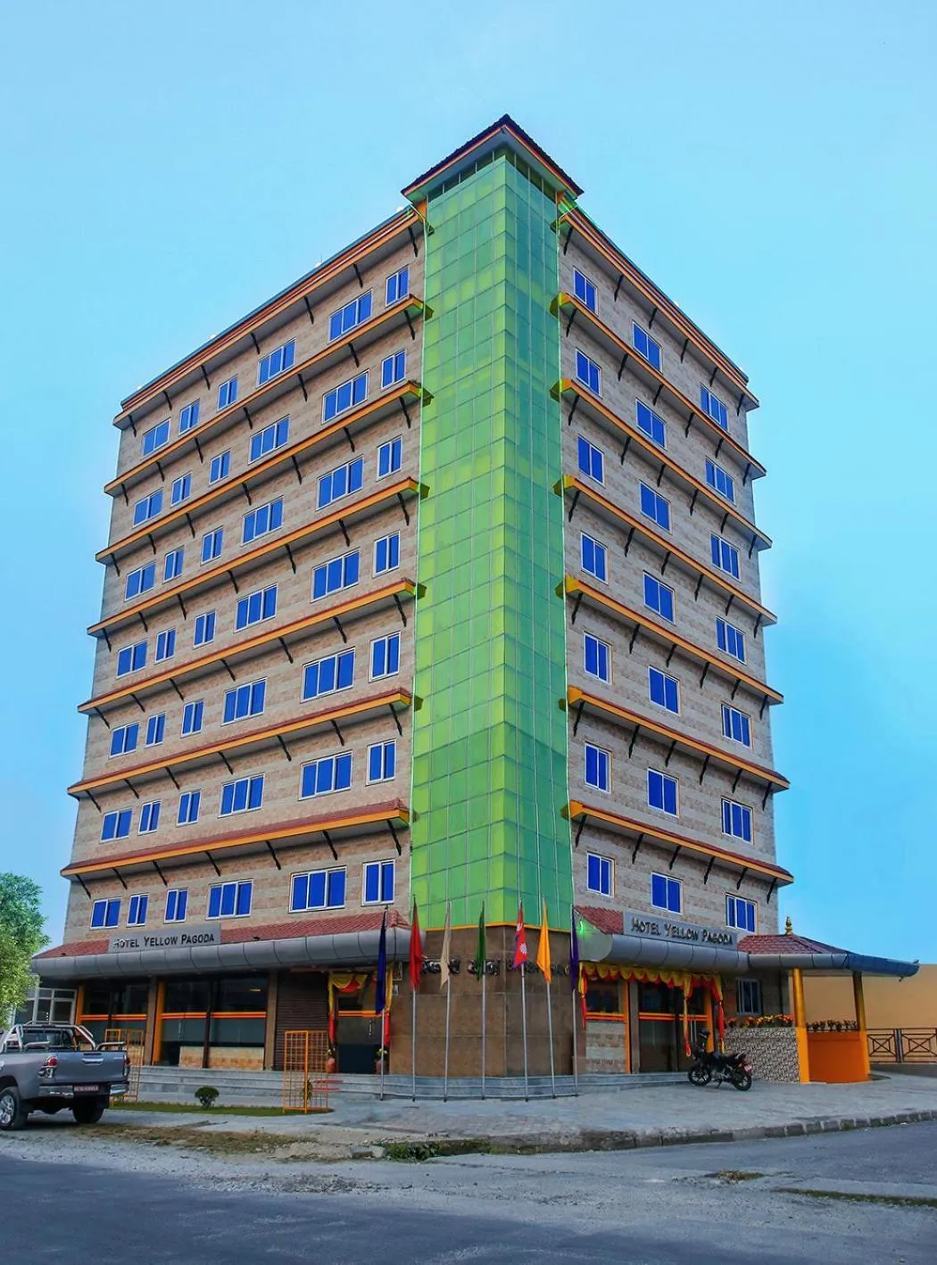 Property building in Hotel Yellow Pagoda Pokhara