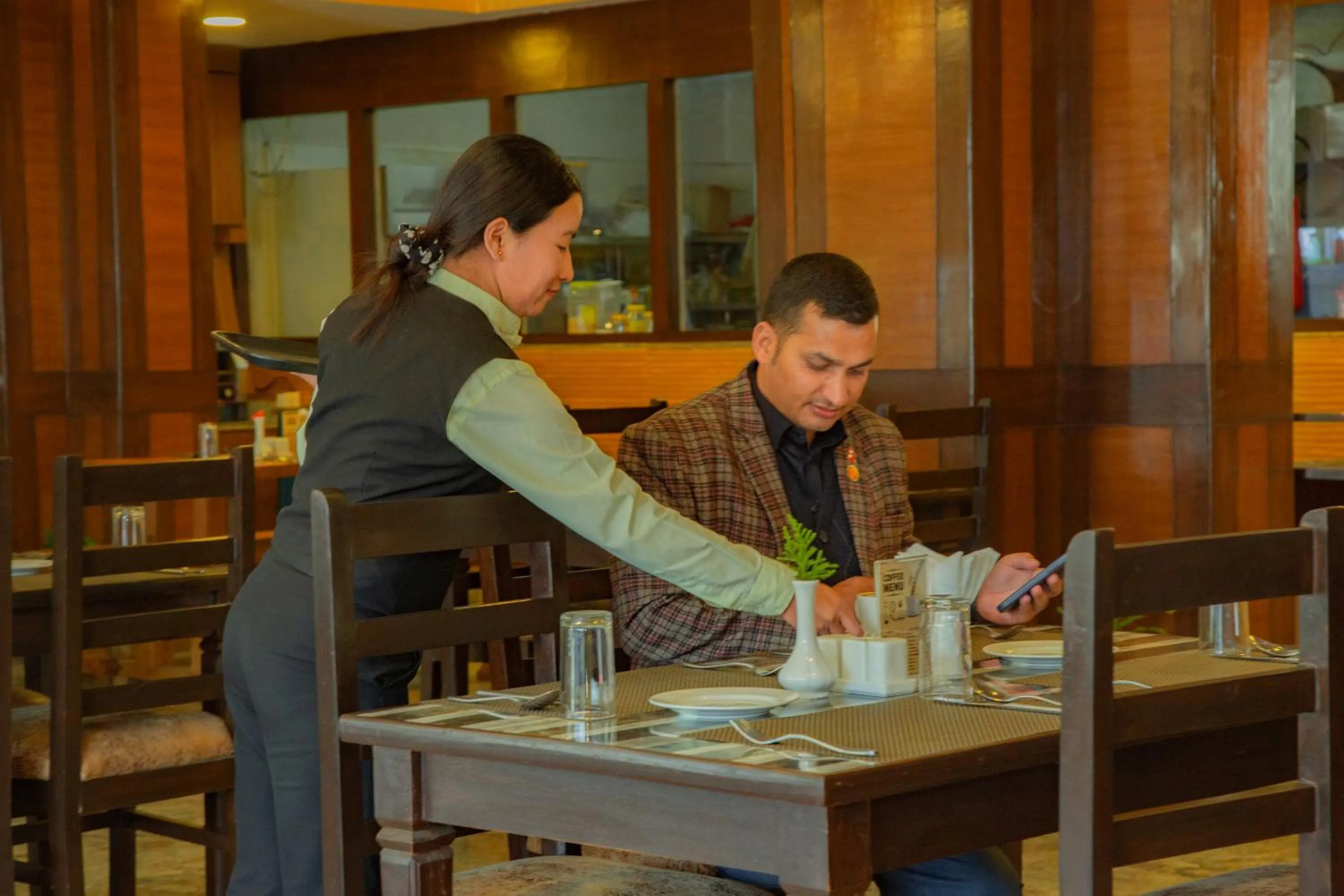 Restaurant/places to eat in Hotel Yellow Pagoda Pokhara