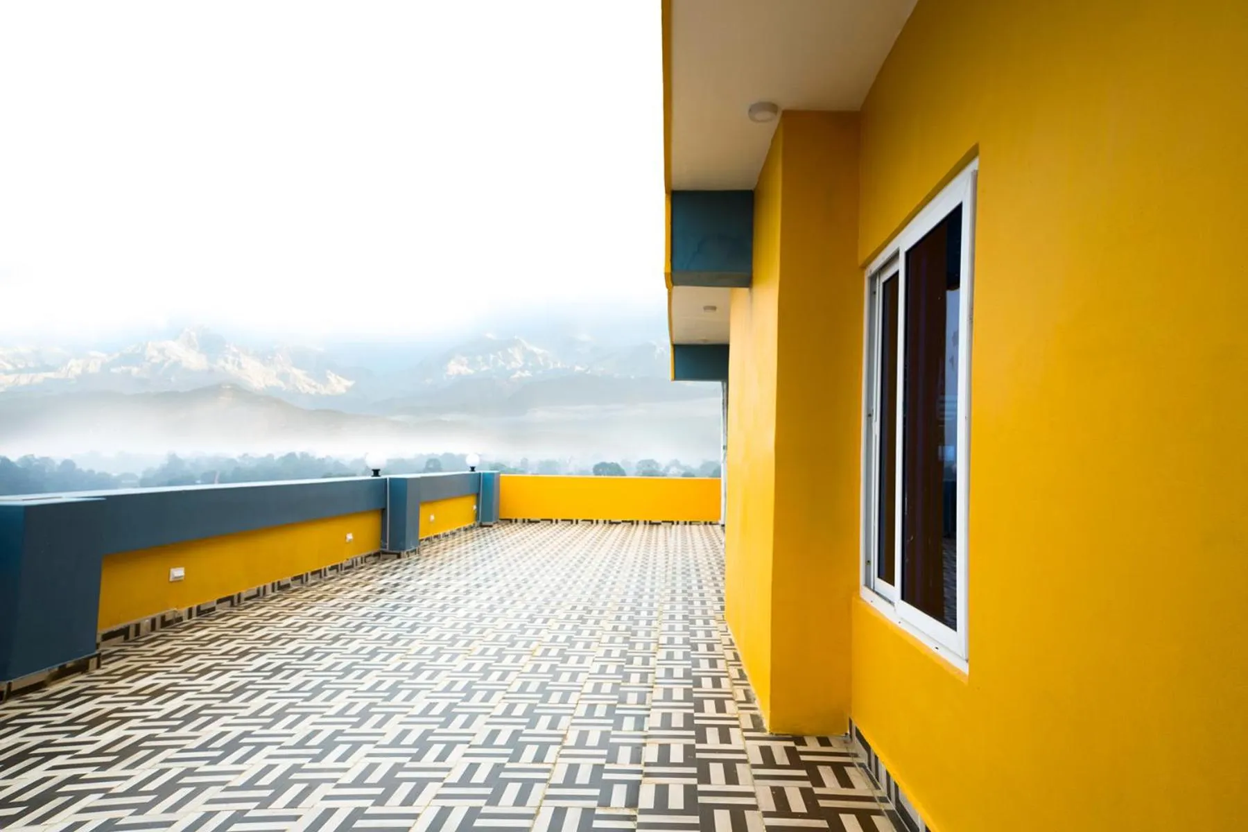 Balcony/Terrace in Hotel Yellow Pagoda Pokhara