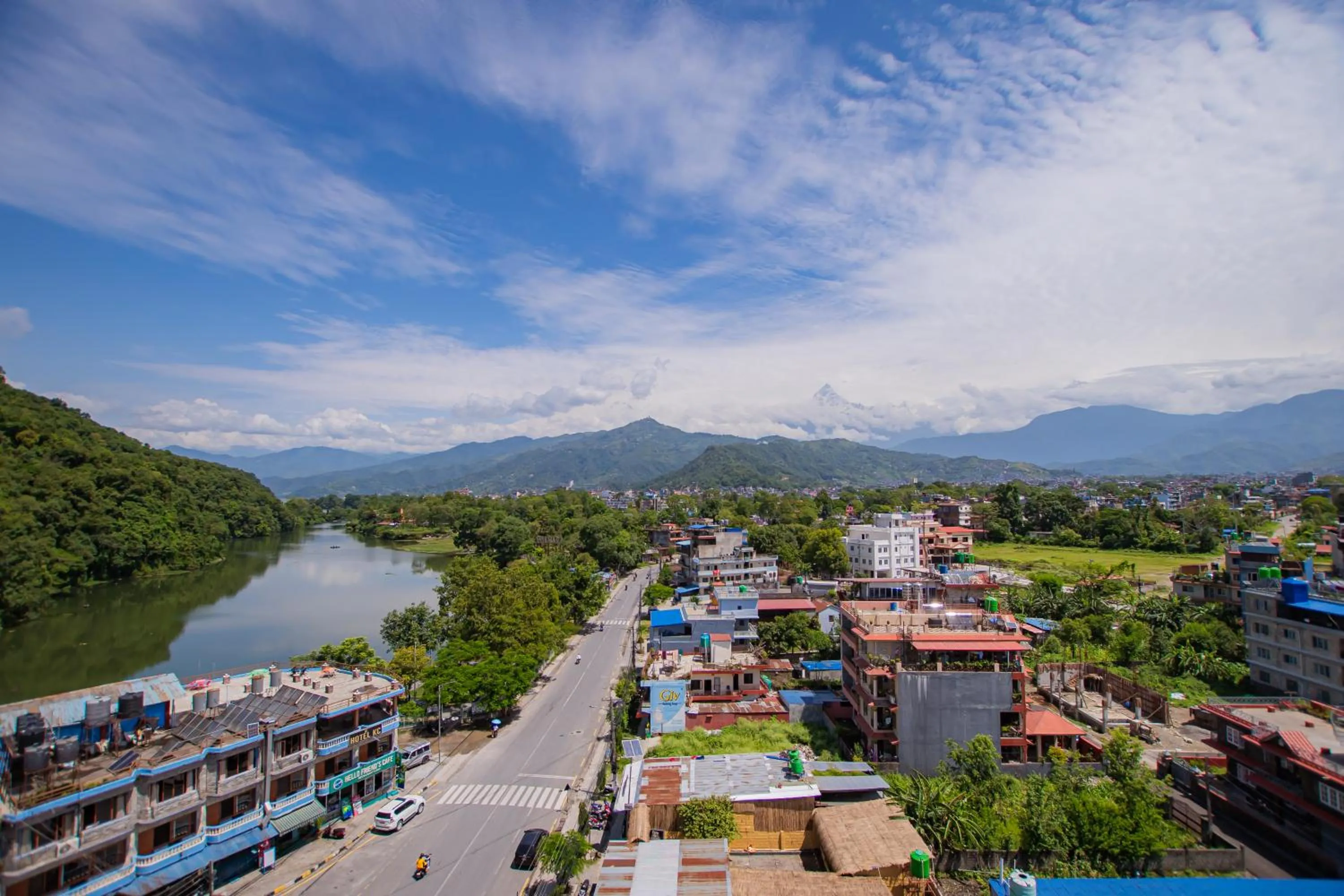 View (from property/room) in Hotel Yellow Pagoda Pokhara